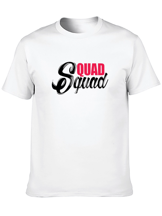 Squad Graphic Tee - Black Cotton T-Shirt