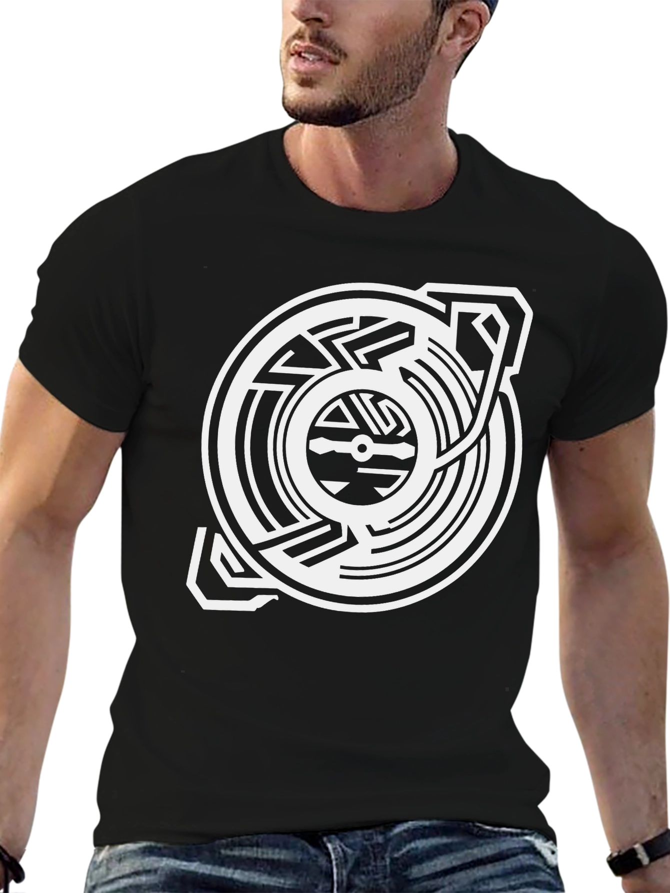 DJ Record Player Graphic T-Shirt