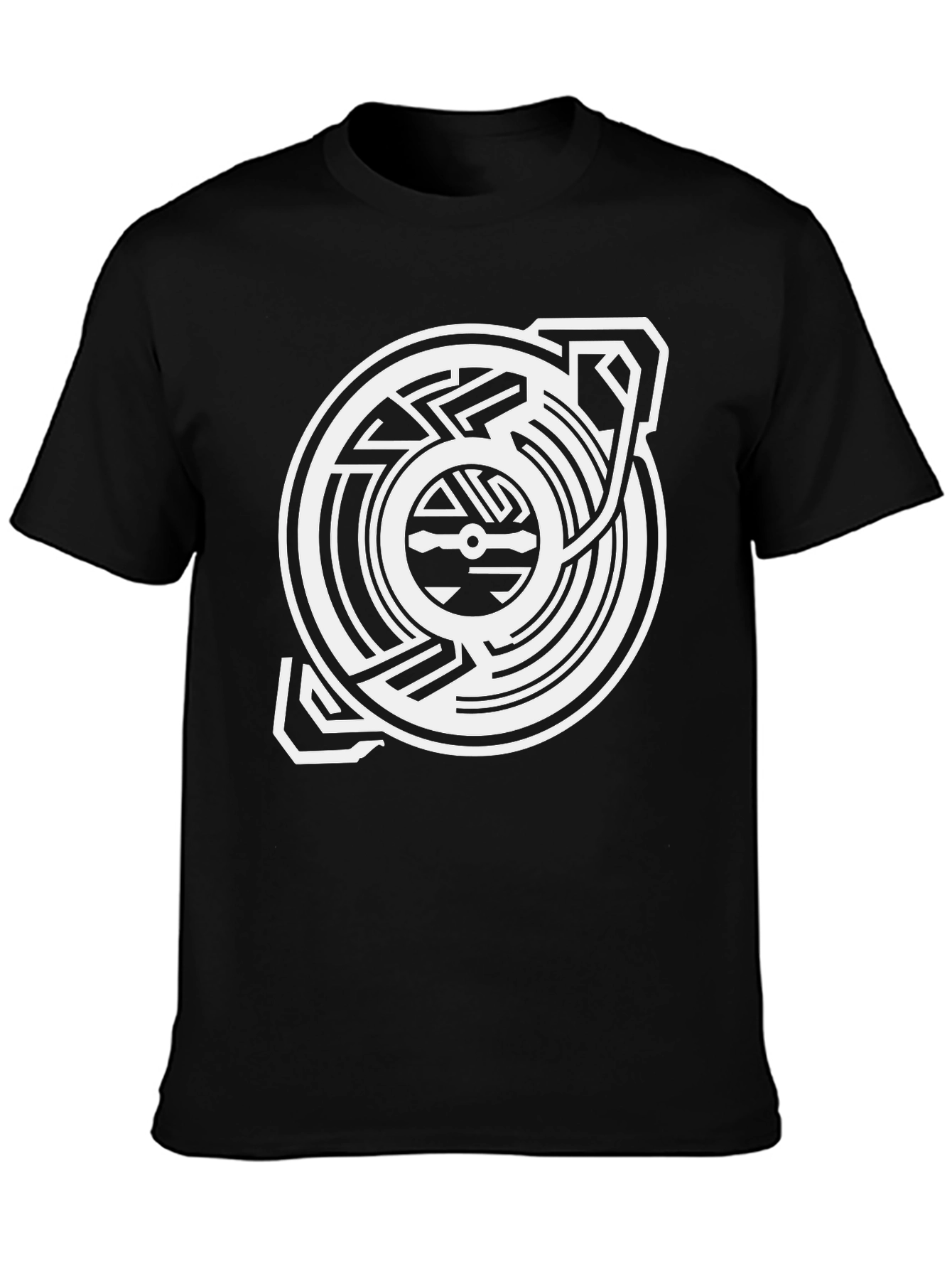 DJ Record Player Graphic T-Shirt