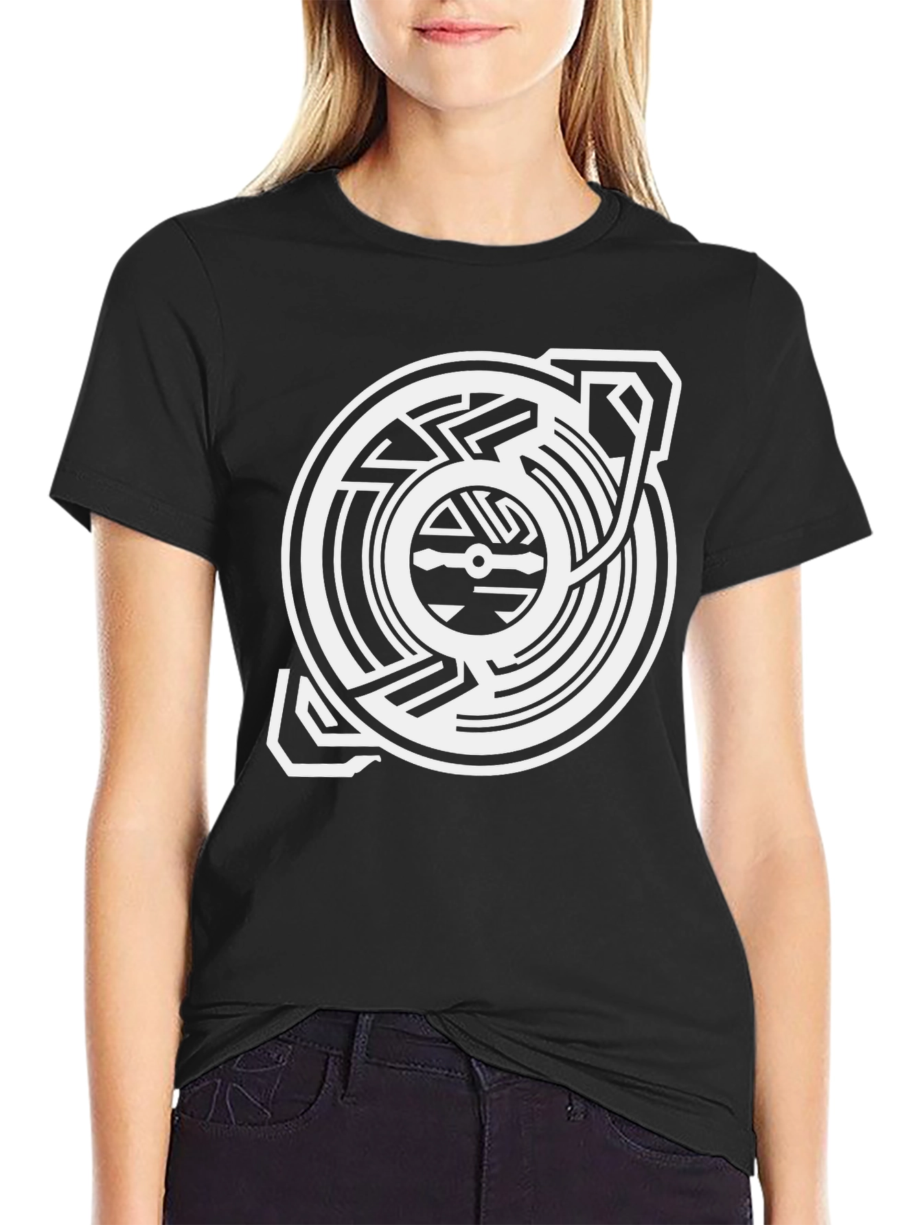 DJ Record Player Graphic T-Shirt