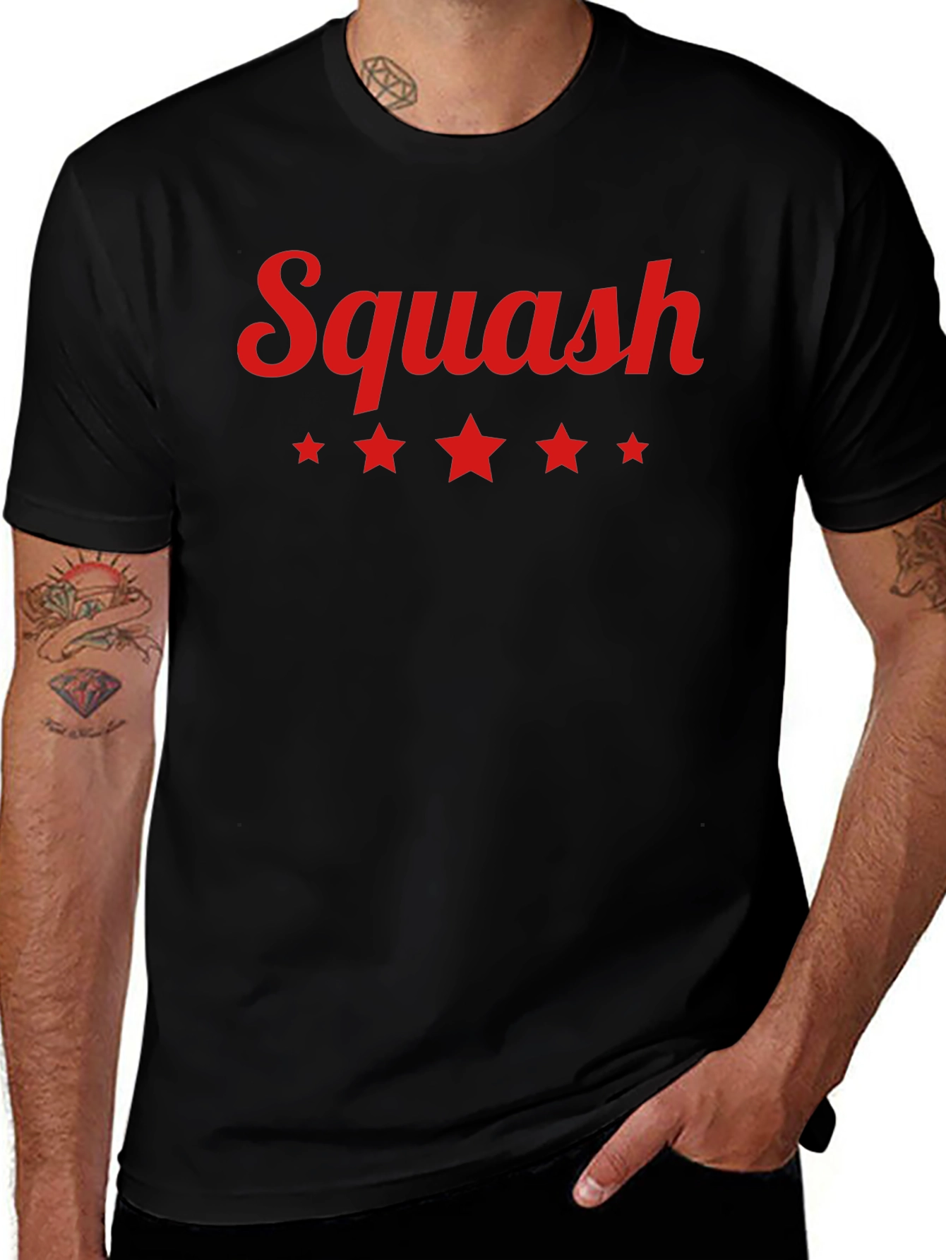 Squash Graphic Tee - Stylish Sportswear