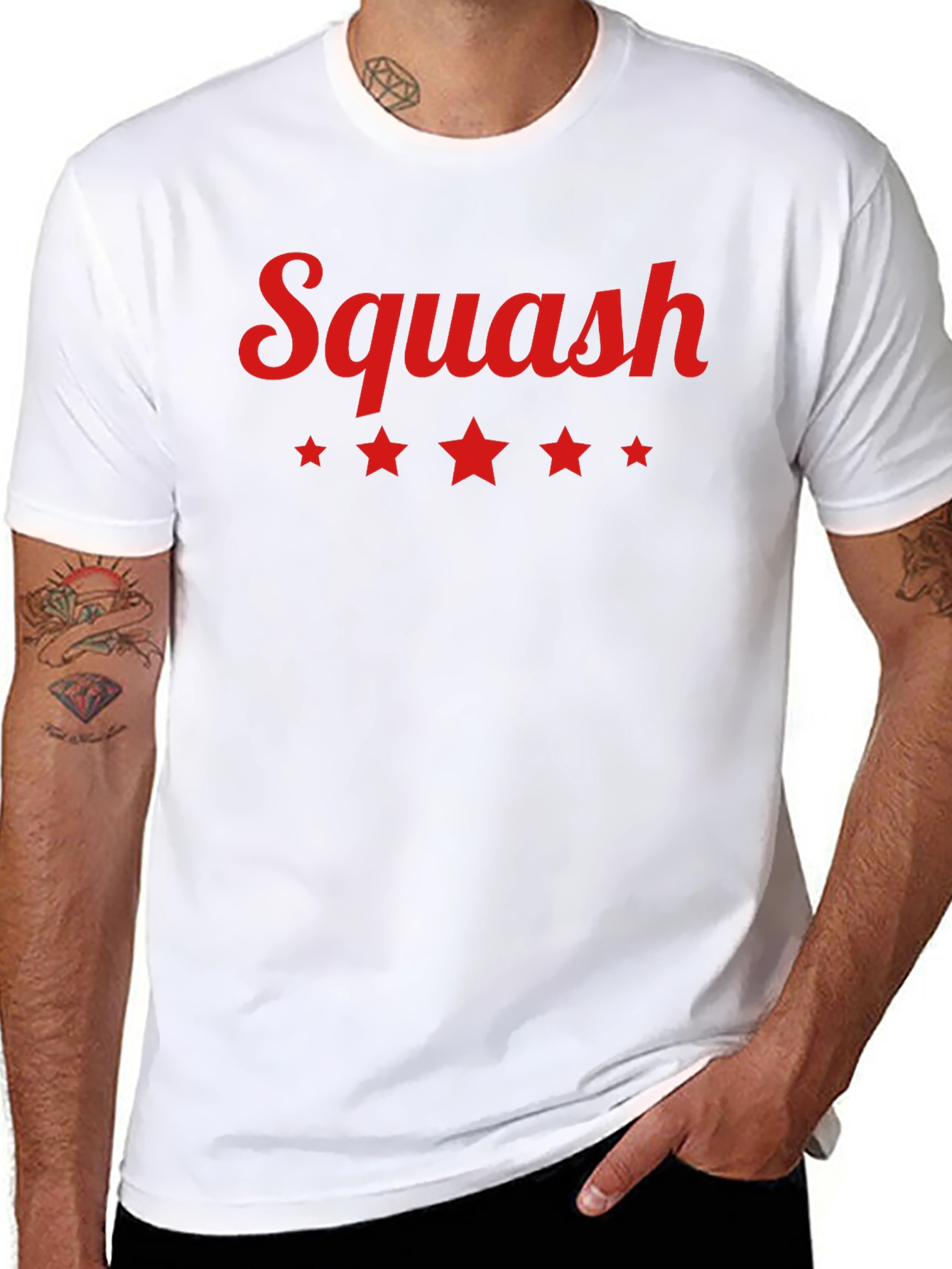 Squash Graphic Tee - Stylish Sportswear