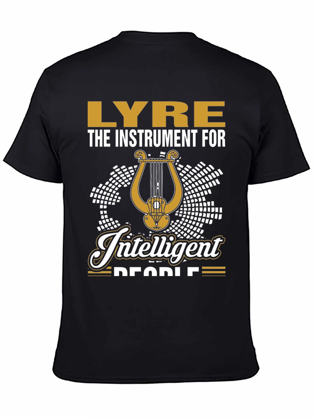 Lyre Instrument for Intelligent People T-Shirt