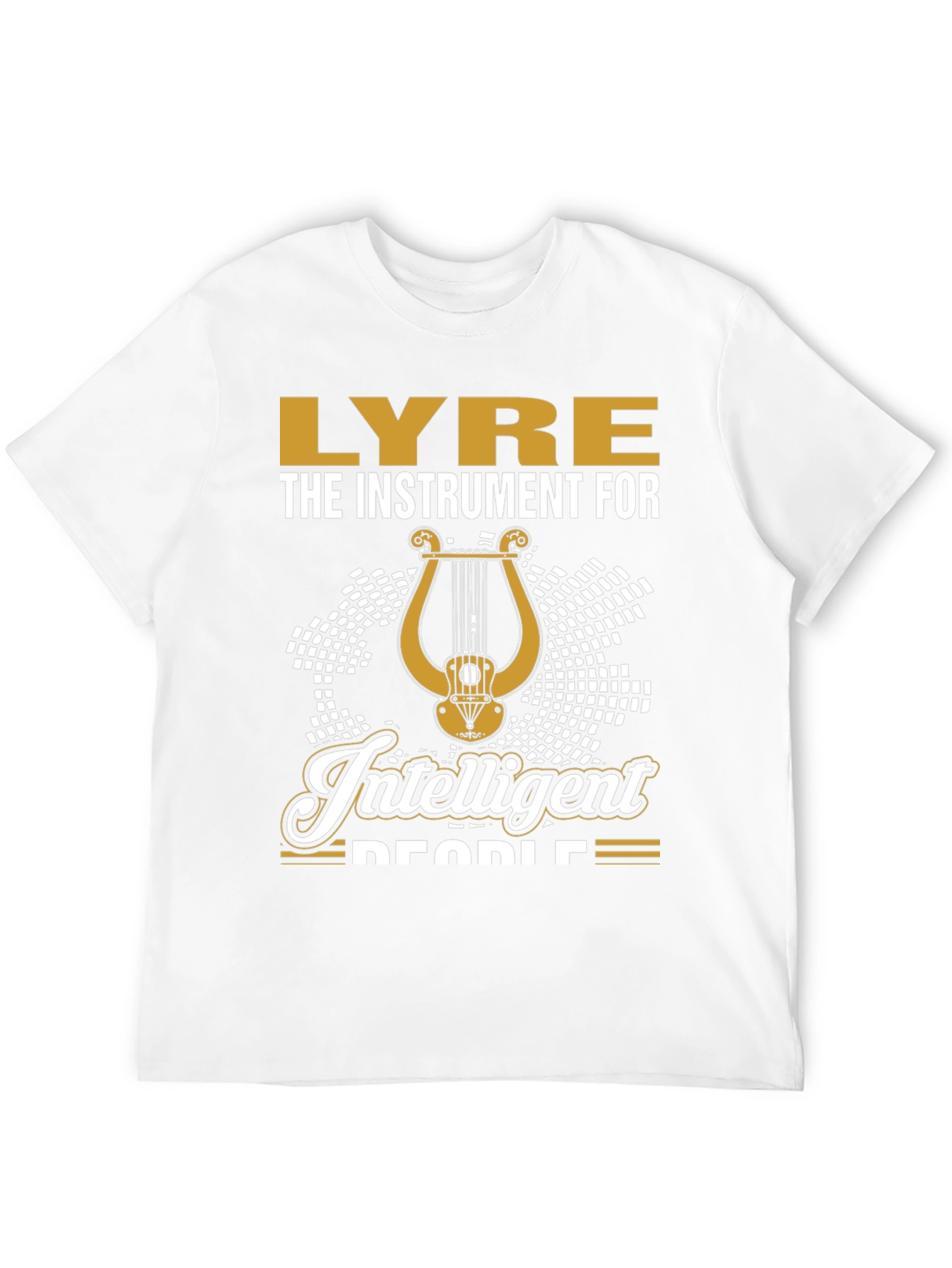 Lyre Instrument for Intelligent People T-Shirt