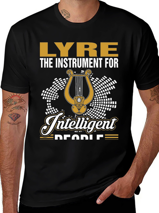 Lyre Instrument for Intelligent People T-Shirt