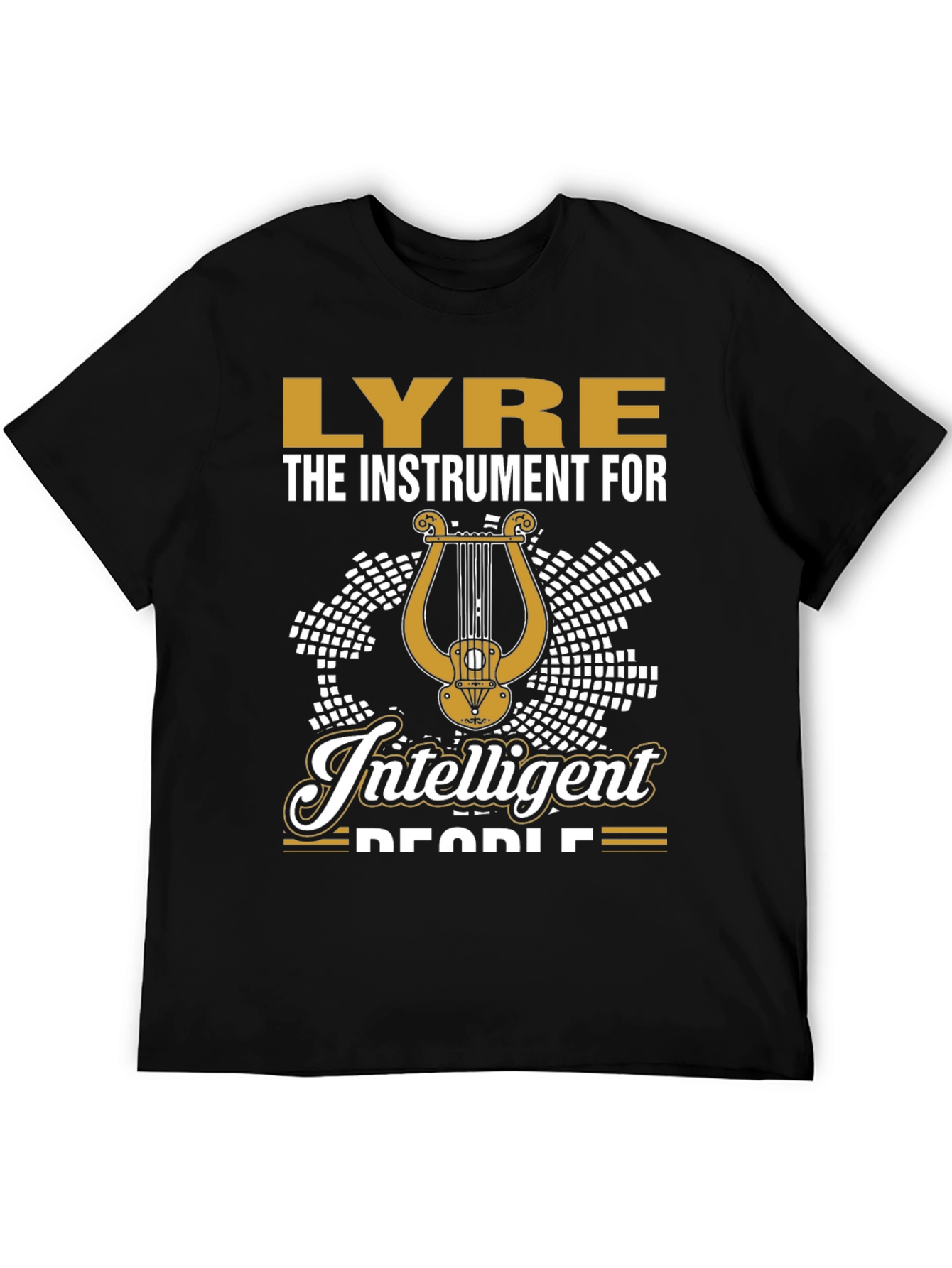 Lyre Instrument for Intelligent People T-Shirt