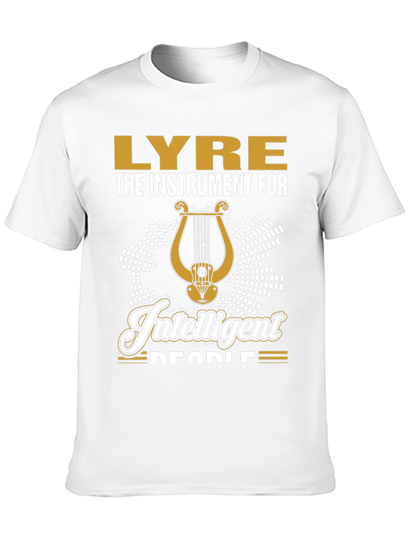 Lyre Instrument for Intelligent People T-Shirt