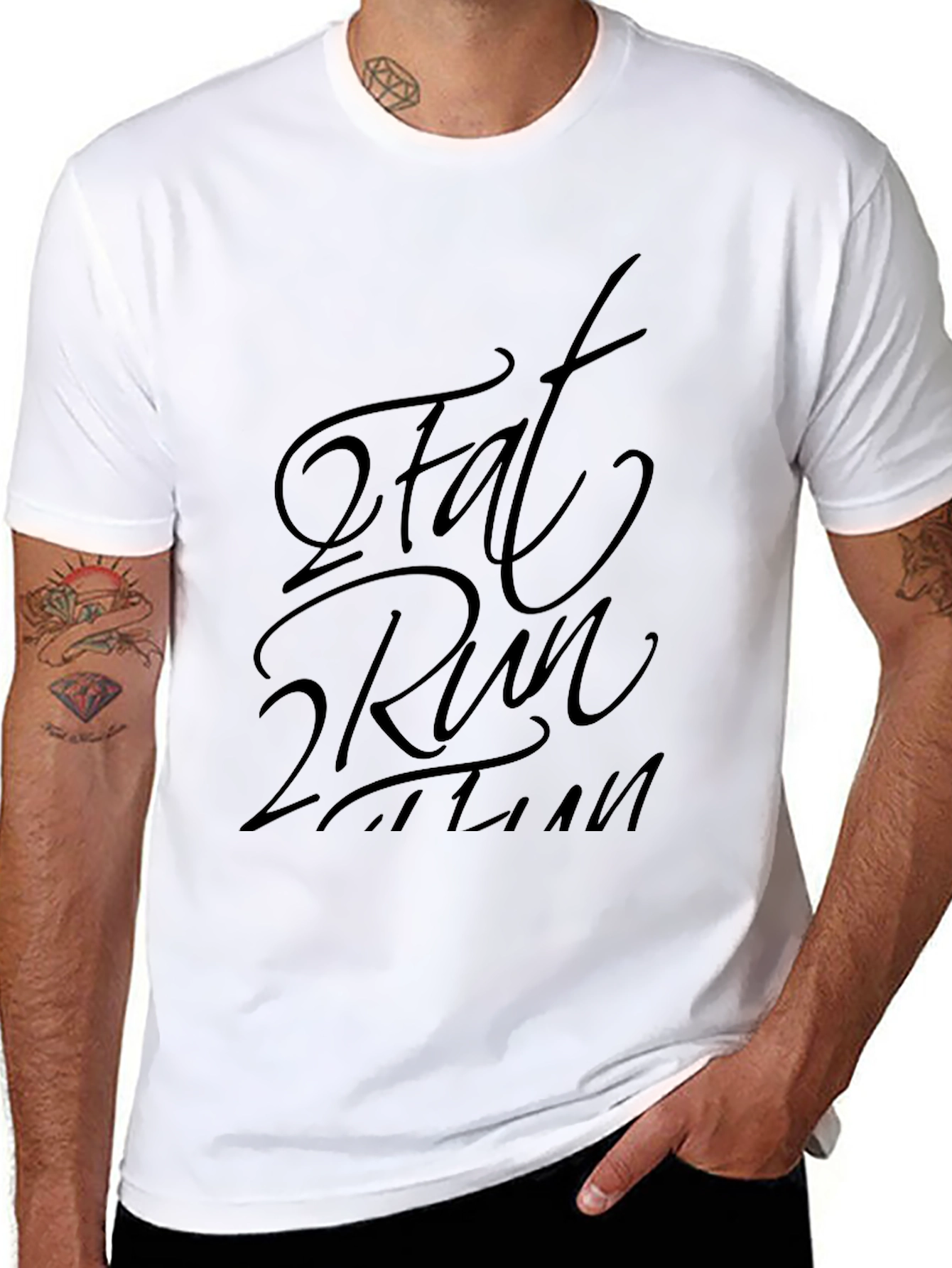 Fat 2 Run T-Shirt | Comfort and Style
