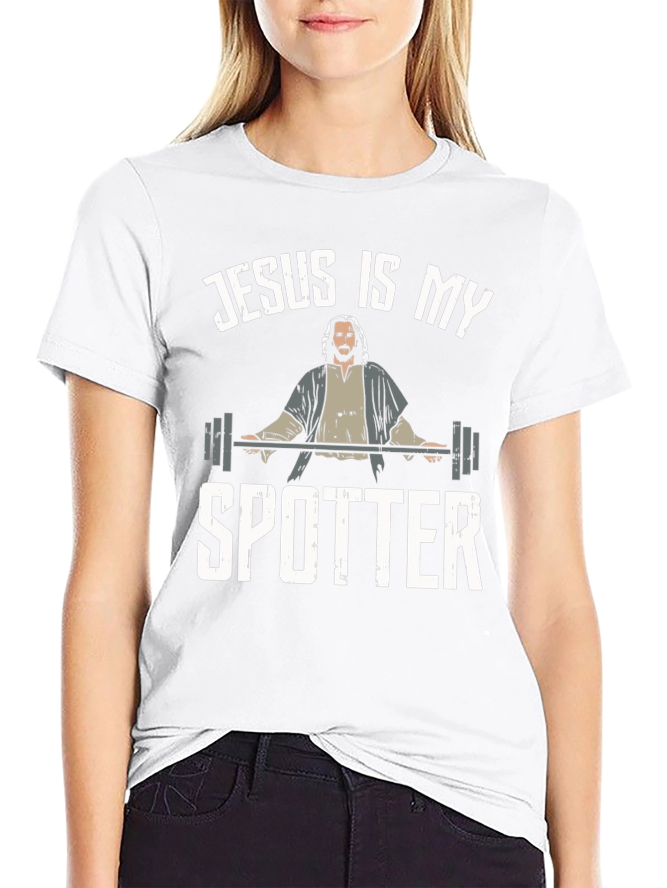 Jesus is My Spotter Graphic T-Shirt