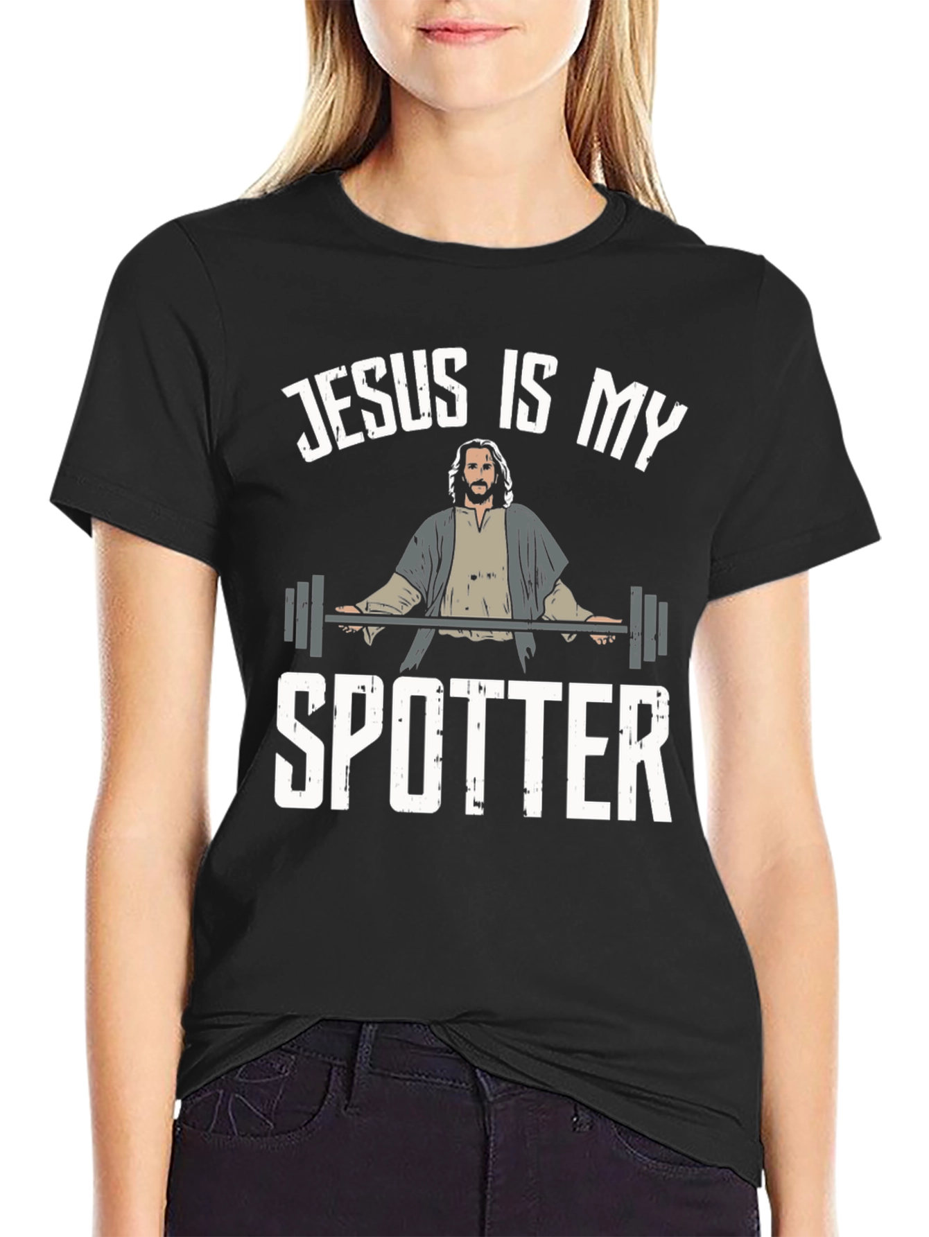 Jesus is My Spotter Graphic T-Shirt