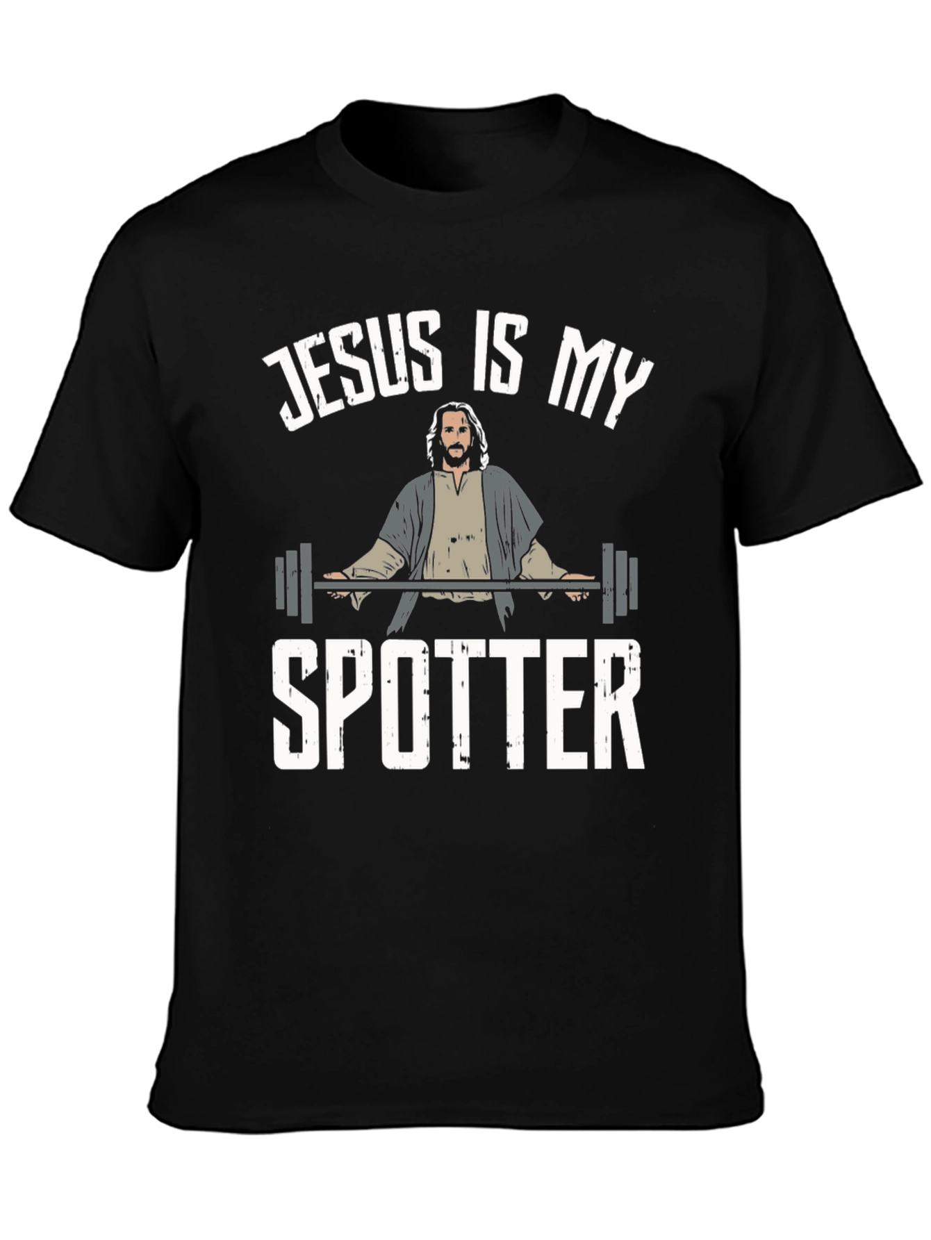 Jesus is My Spotter Graphic T-Shirt