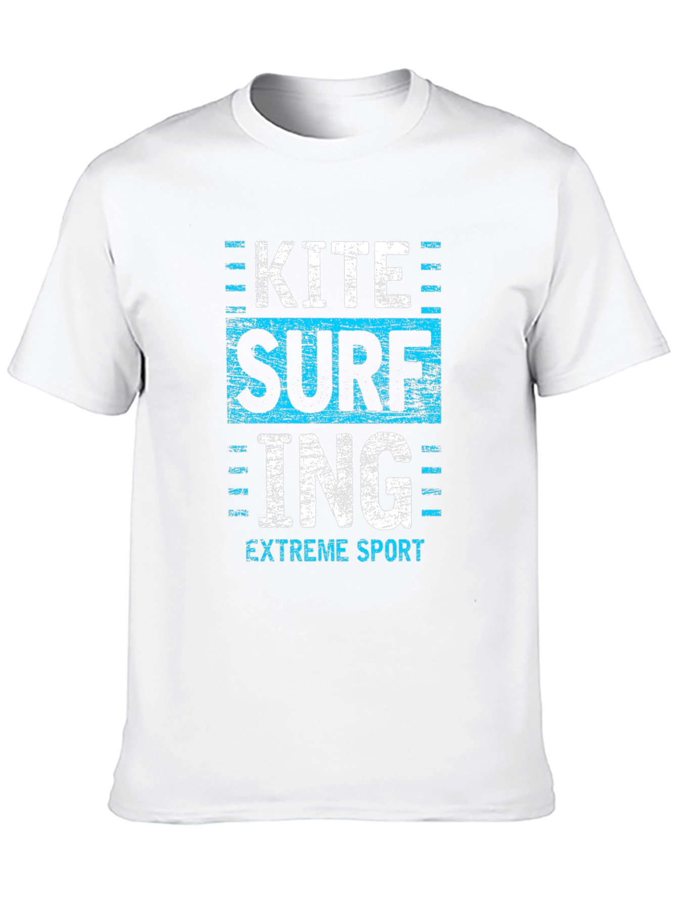 Kite Surfing Extreme Sport Graphic Tee - Black