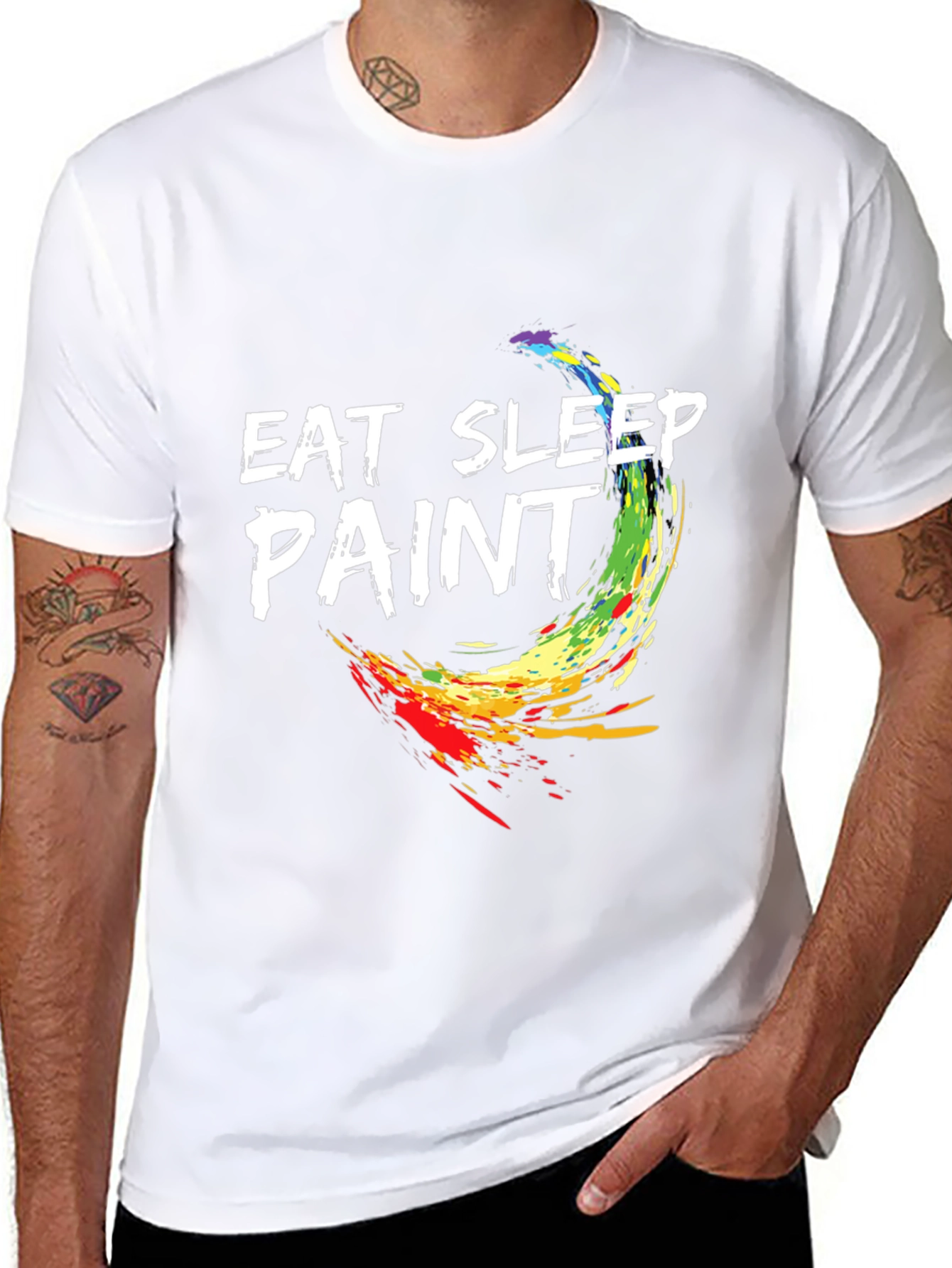 Eat Sleep Paint Graphic Tee - Artists Essential!