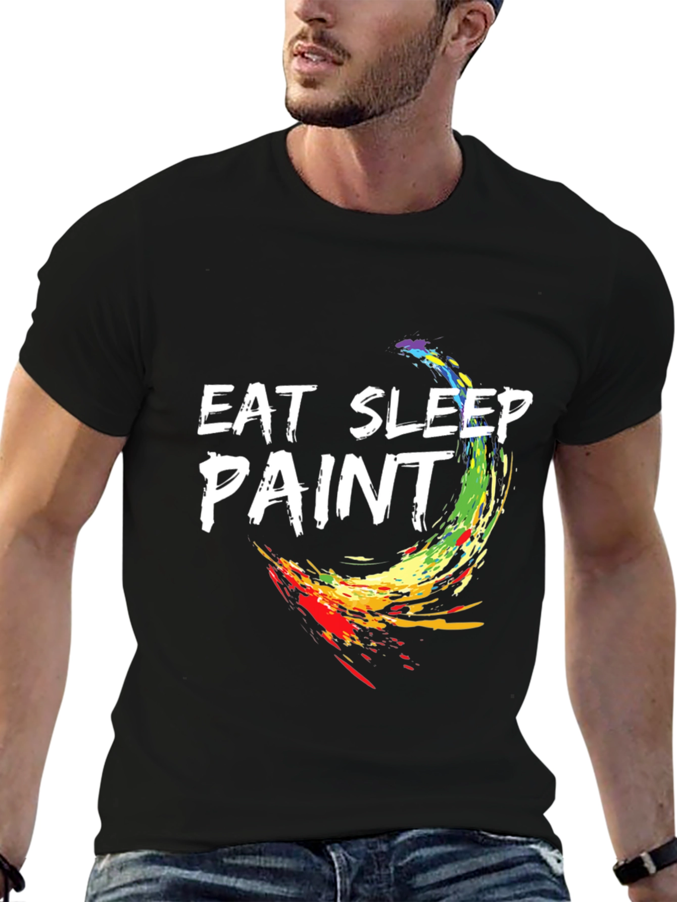 Eat Sleep Paint Graphic Tee - Artists Essential!