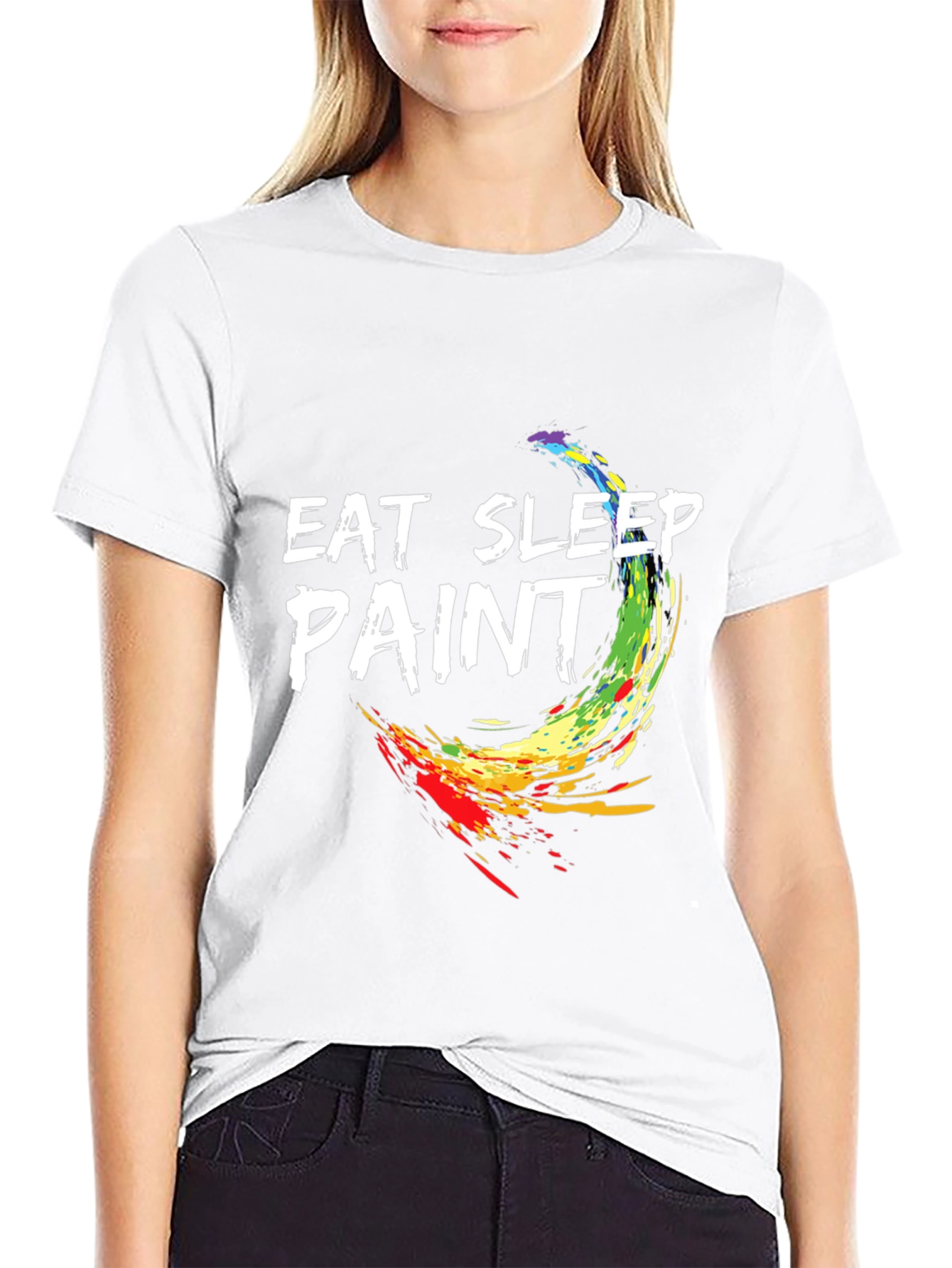 Eat Sleep Paint Graphic Tee - Artists Essential!