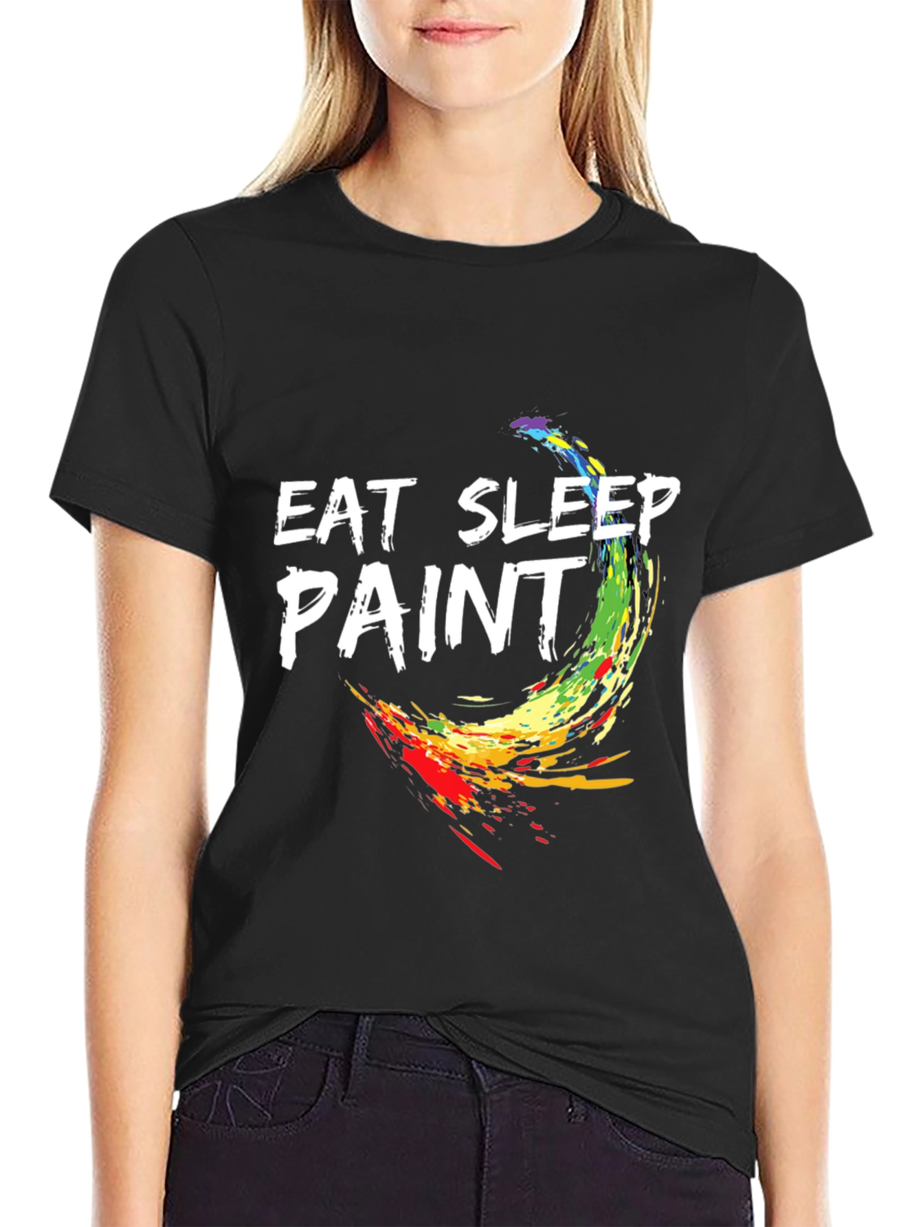 Eat Sleep Paint Graphic Tee - Artists Essential!