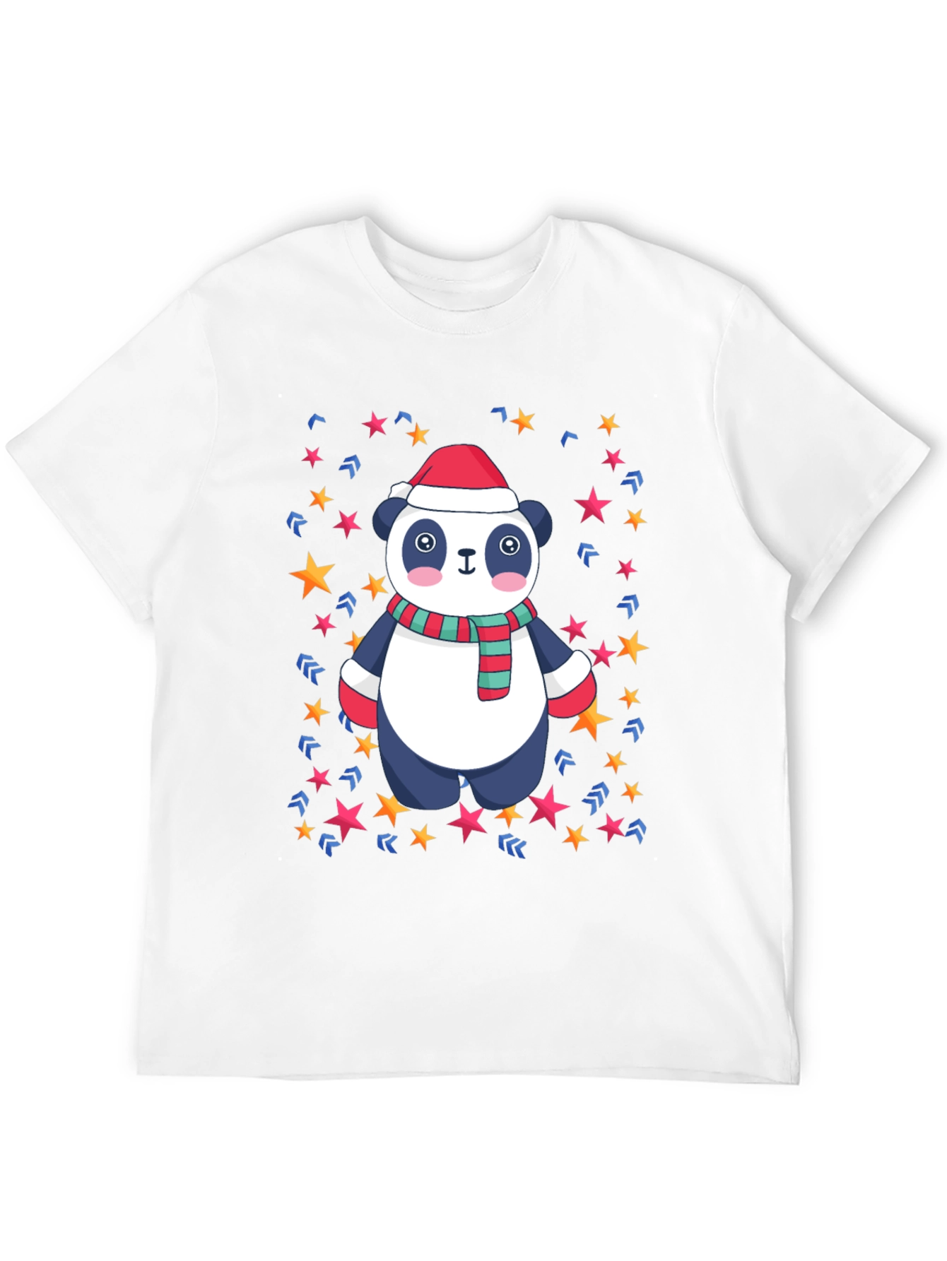 Festive Panda Christmas T-Shirt