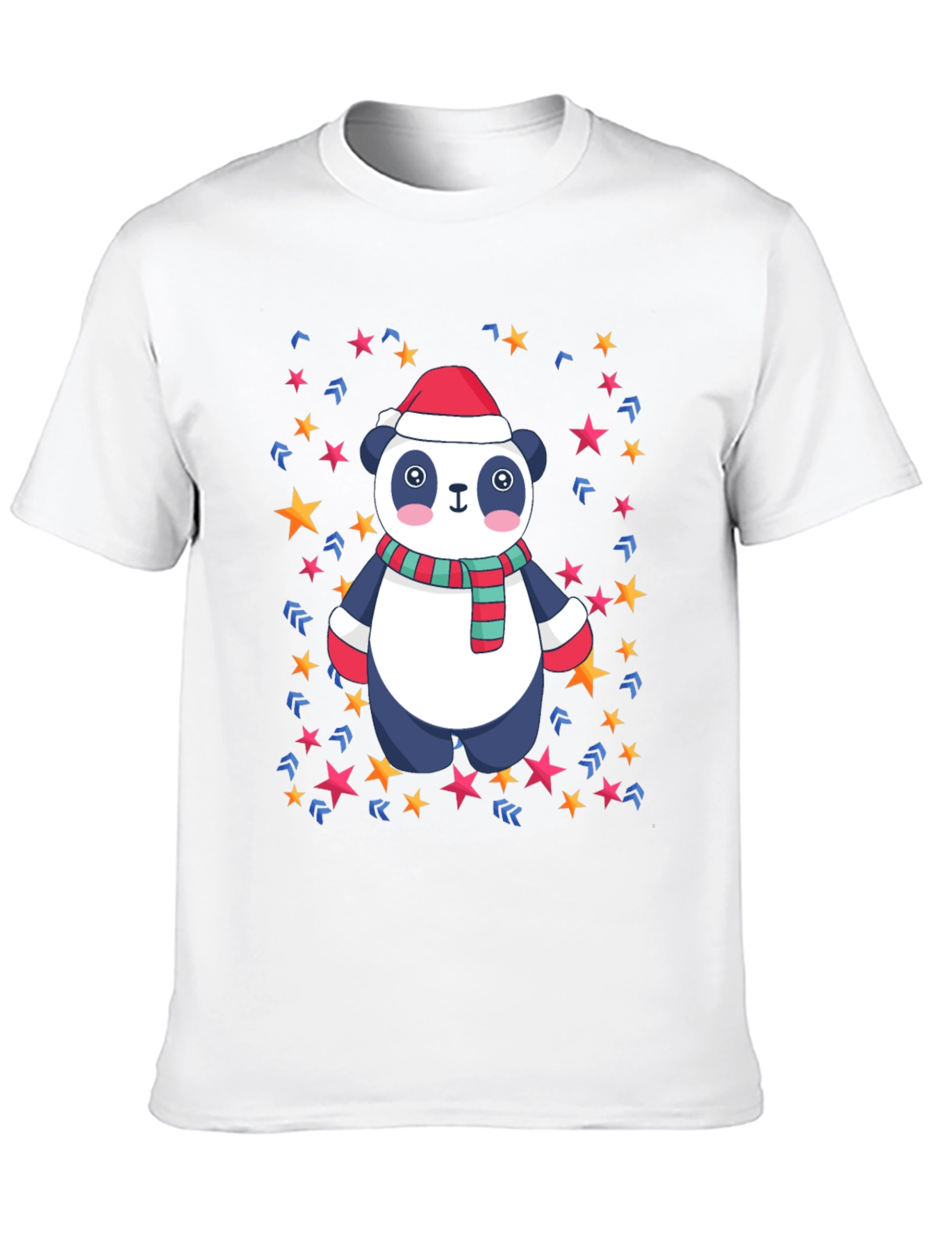 Festive Panda Christmas T-Shirt