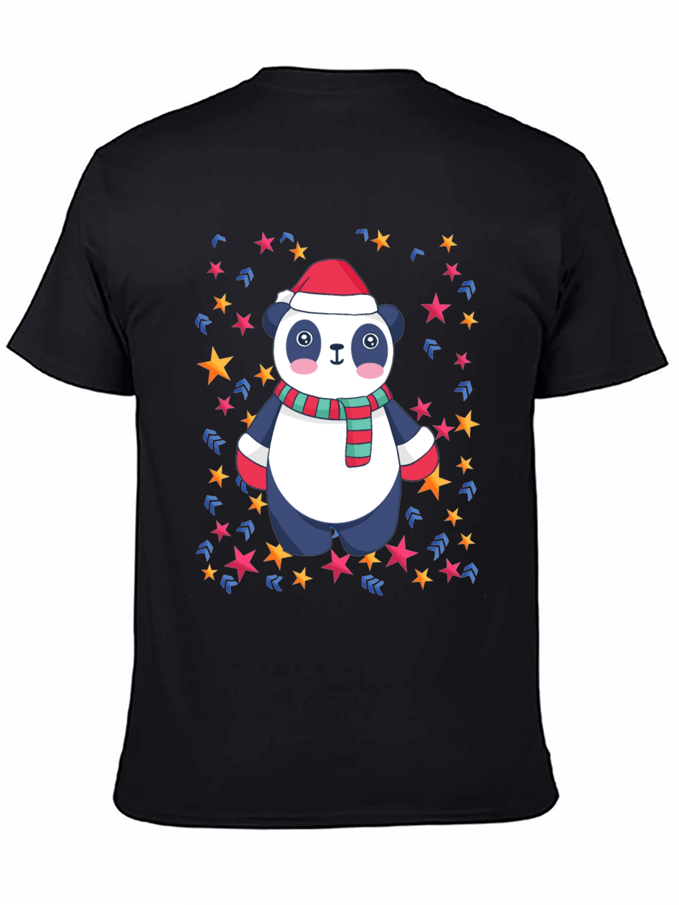 Festive Panda Christmas T-Shirt
