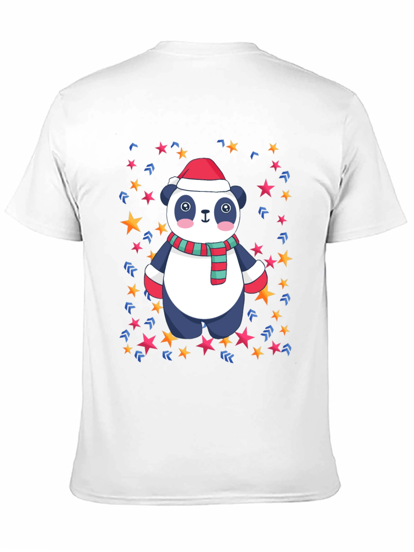 Festive Panda Christmas T-Shirt