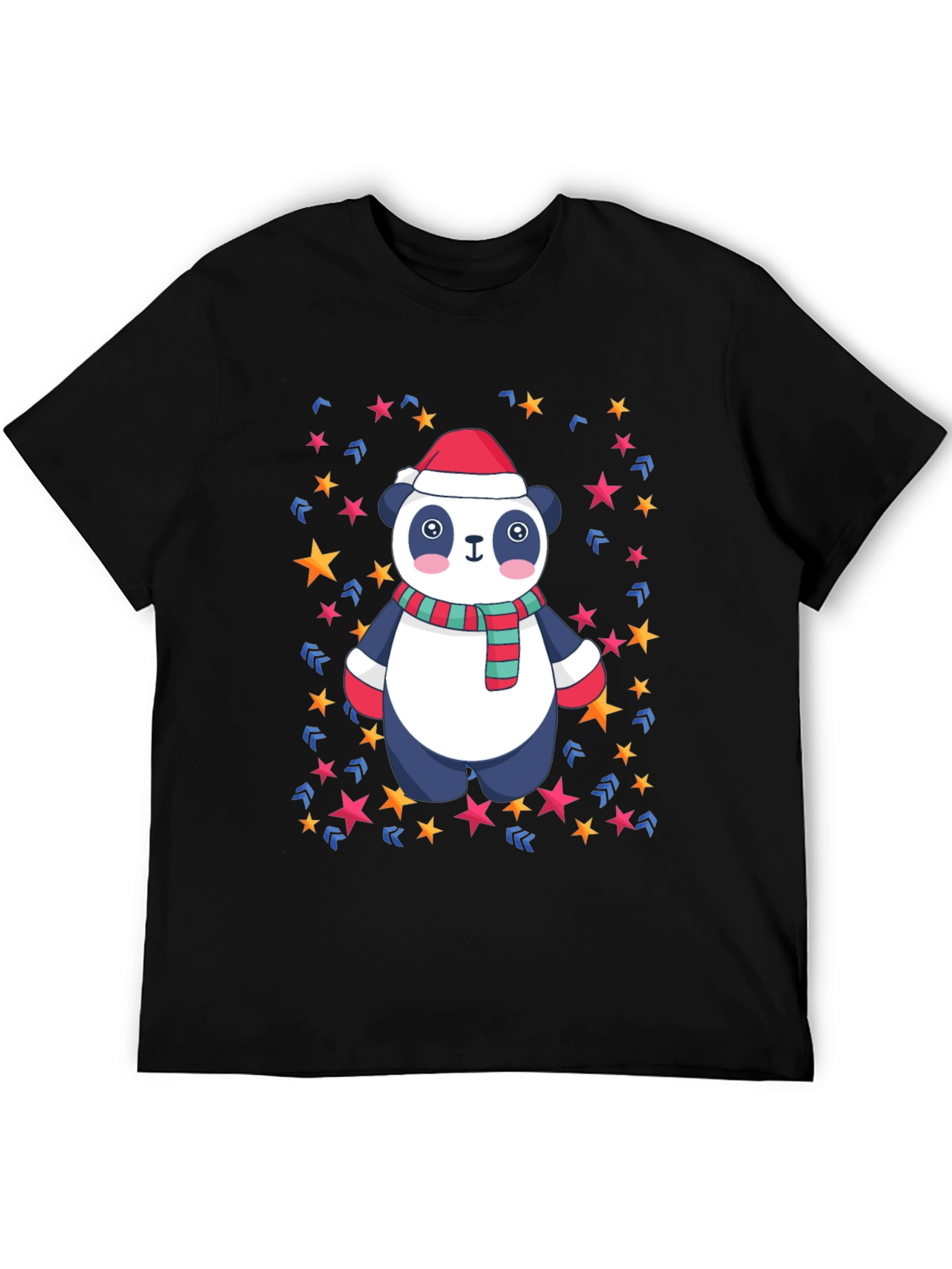 Festive Panda Christmas T-Shirt