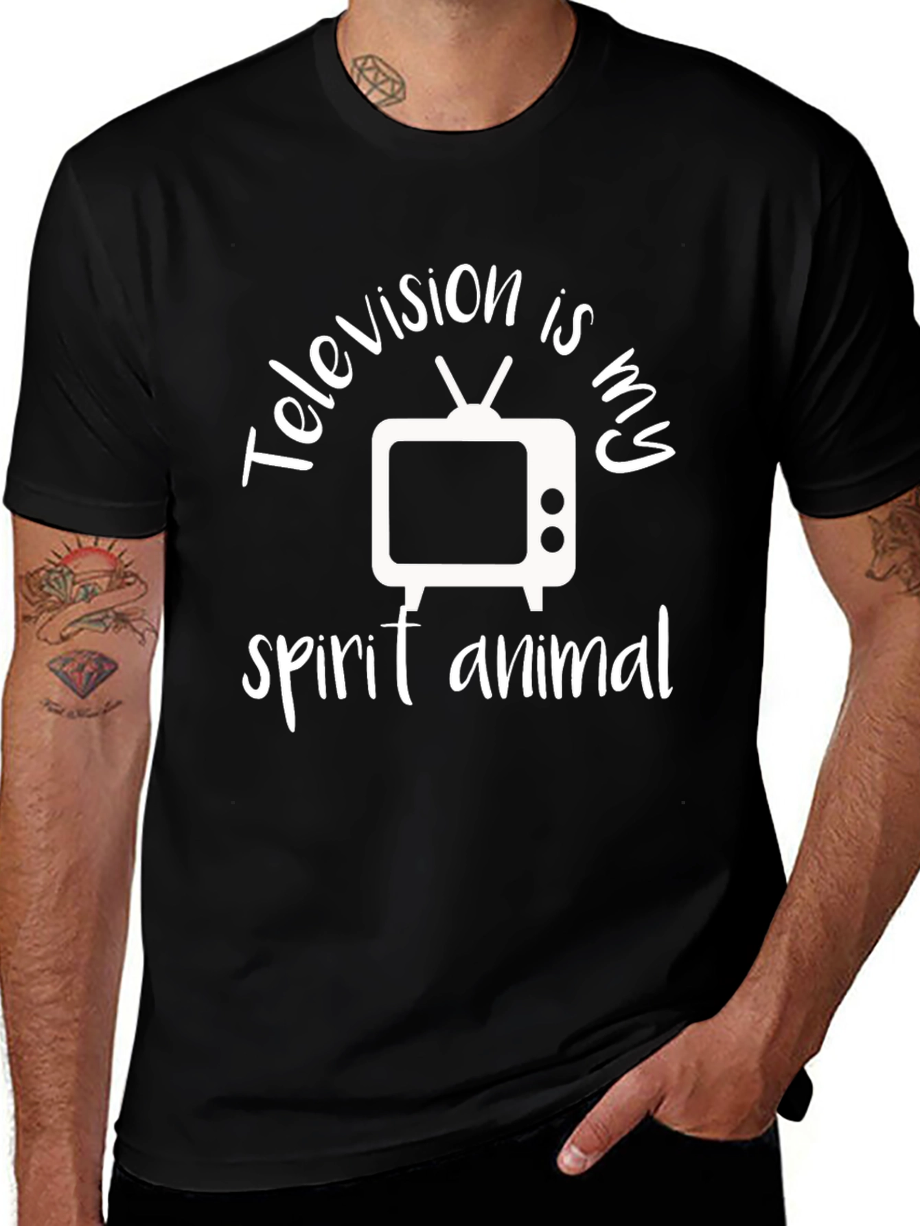 Television Spirit Animal Graphic Tee