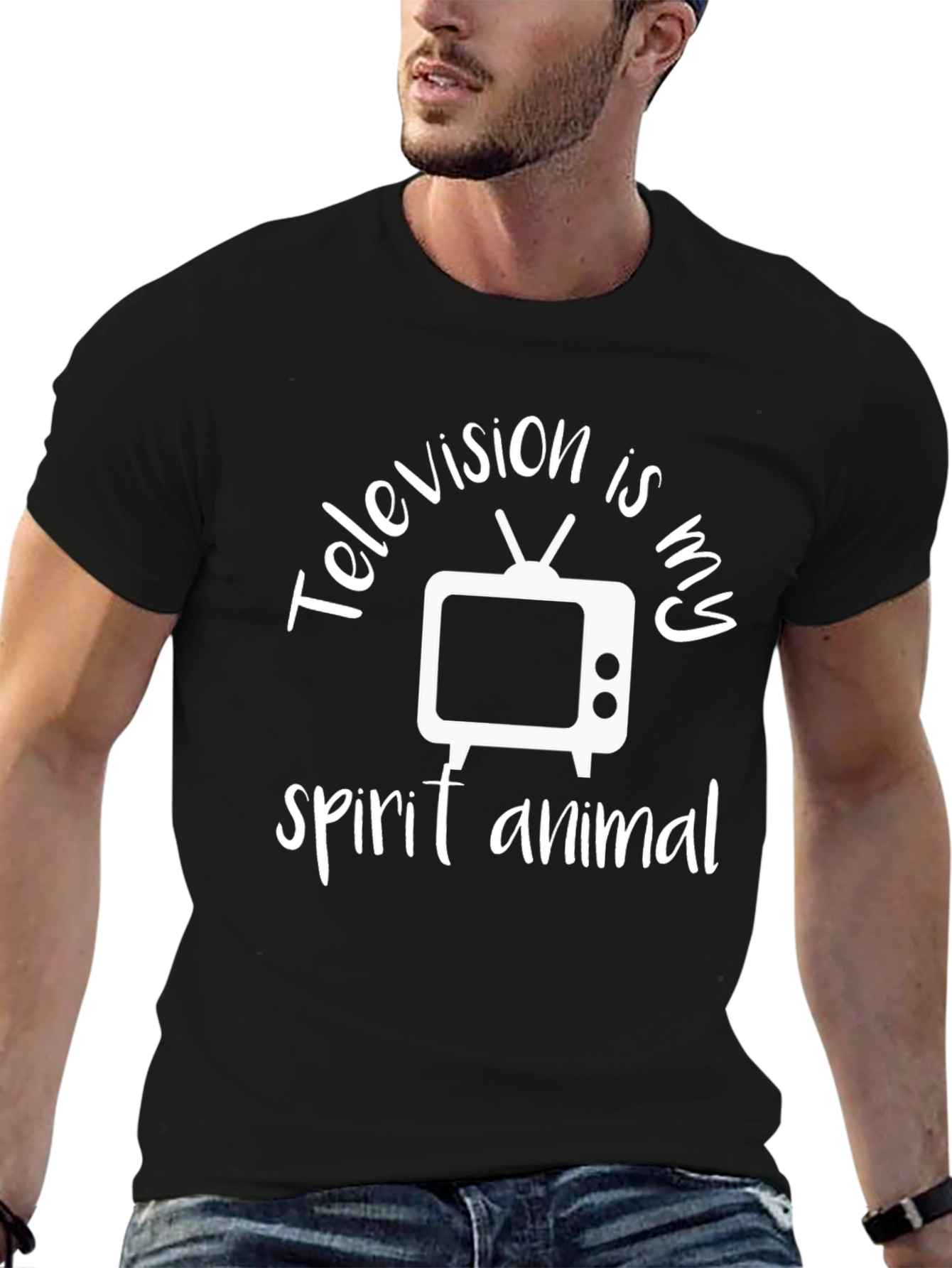 Television Spirit Animal Graphic Tee