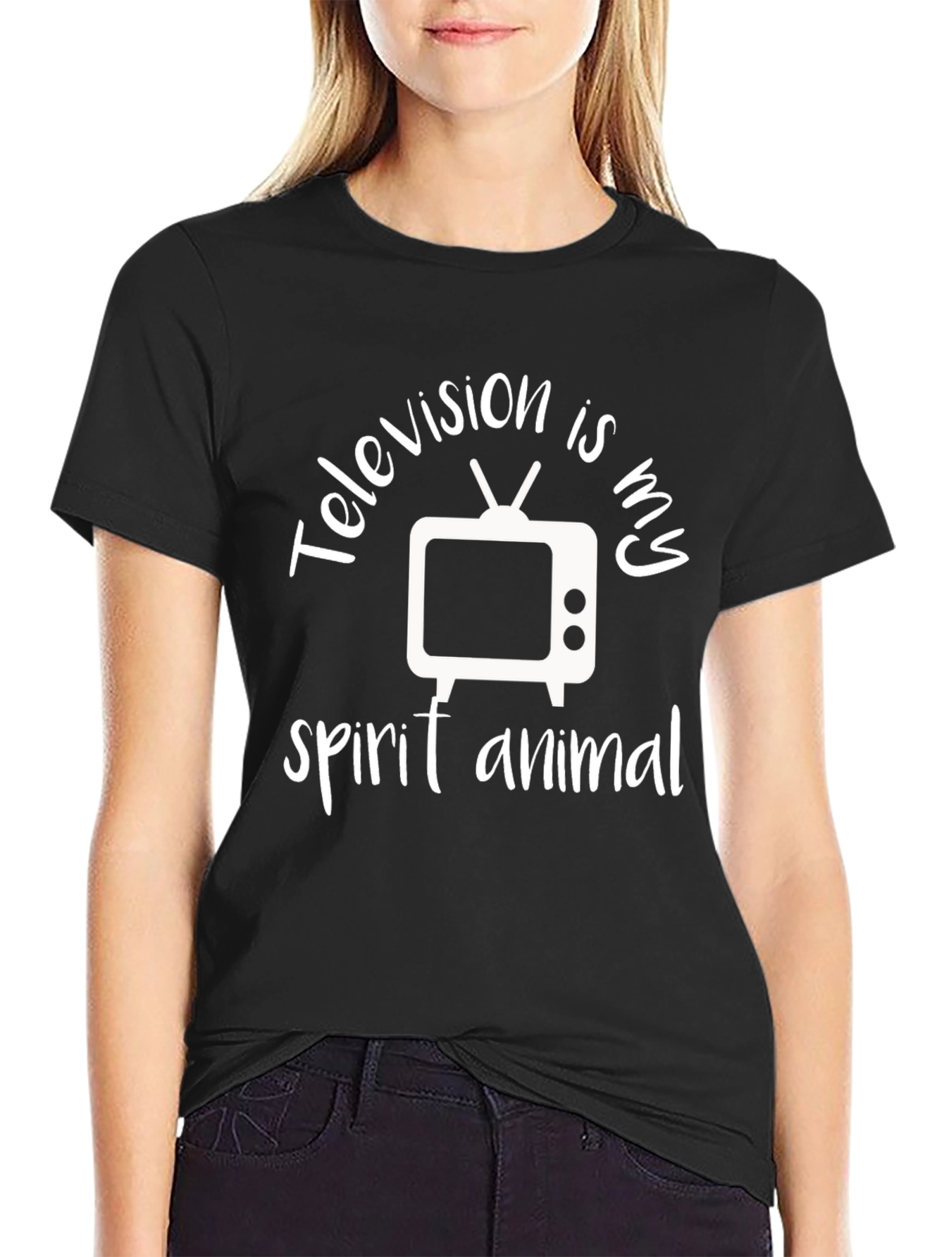 Television Spirit Animal Graphic Tee