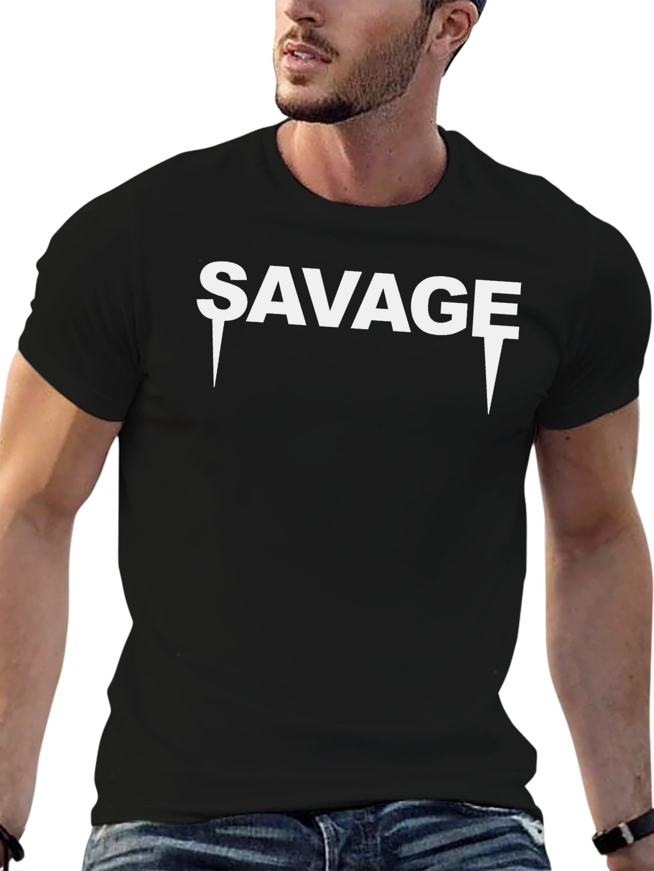 Savage Graphic Tee - Bold Statement Shirt