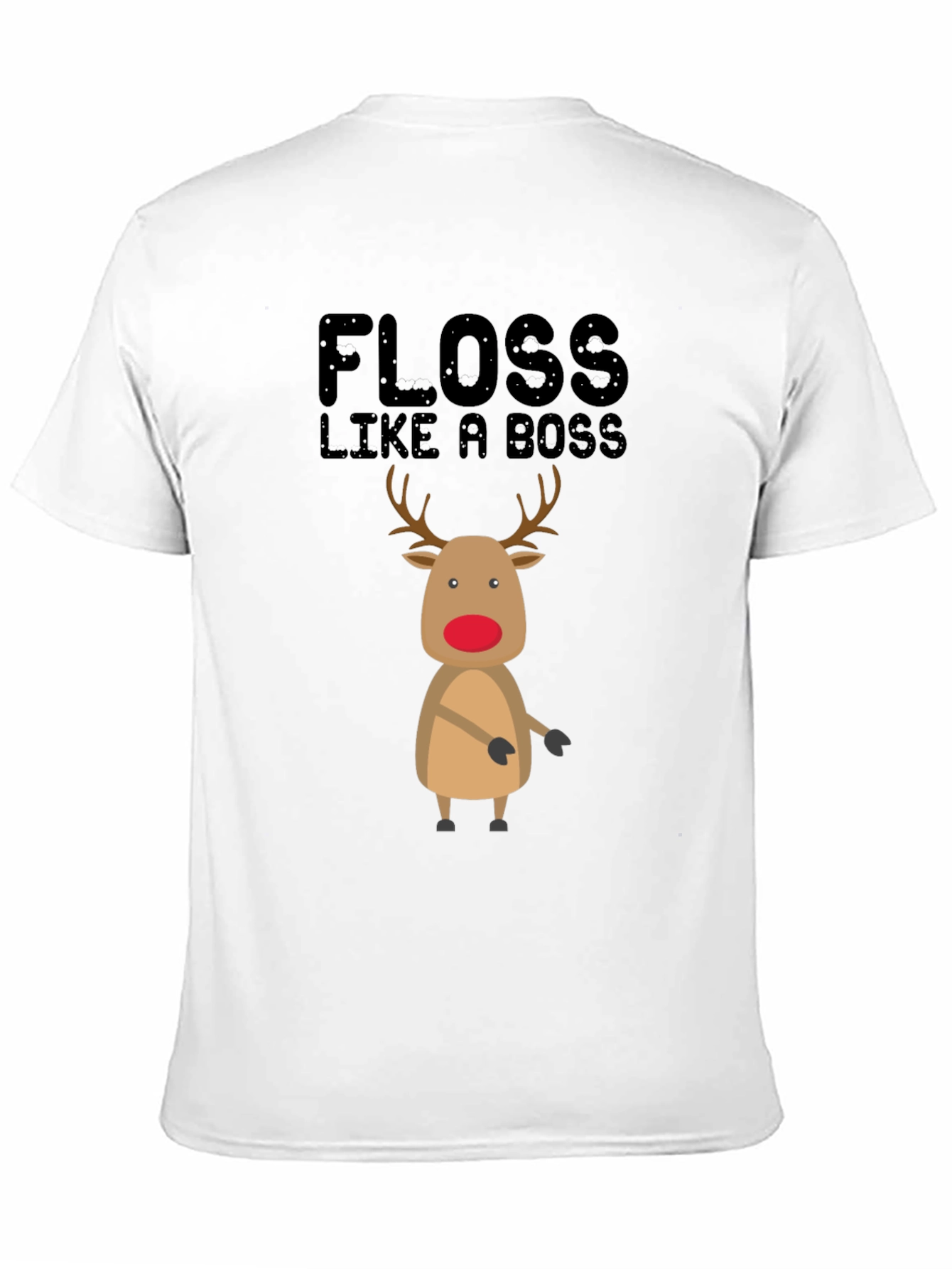 Floss Like A Boss Reindeer Christmas T-Shirt