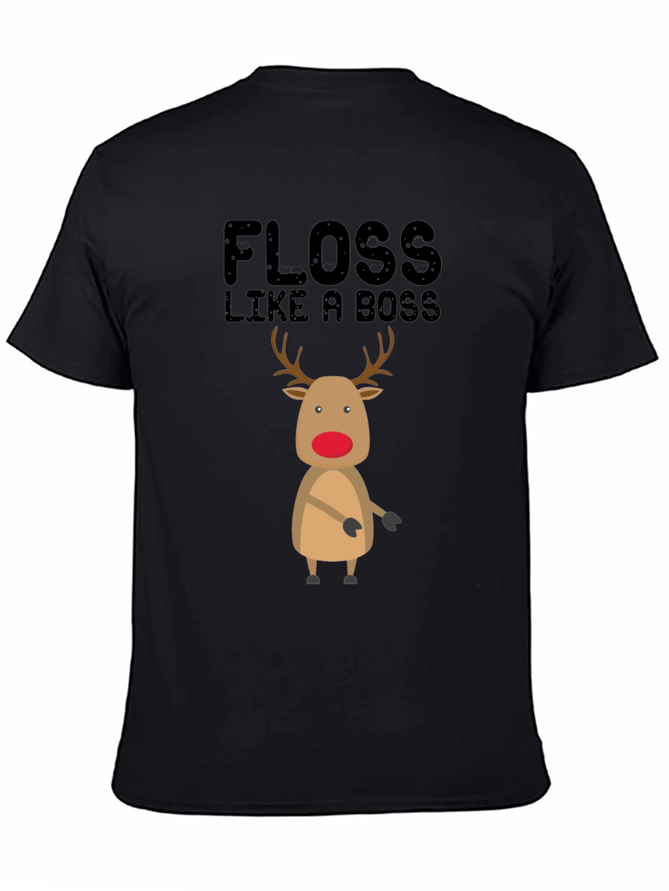 Floss Like A Boss Reindeer Christmas T-Shirt