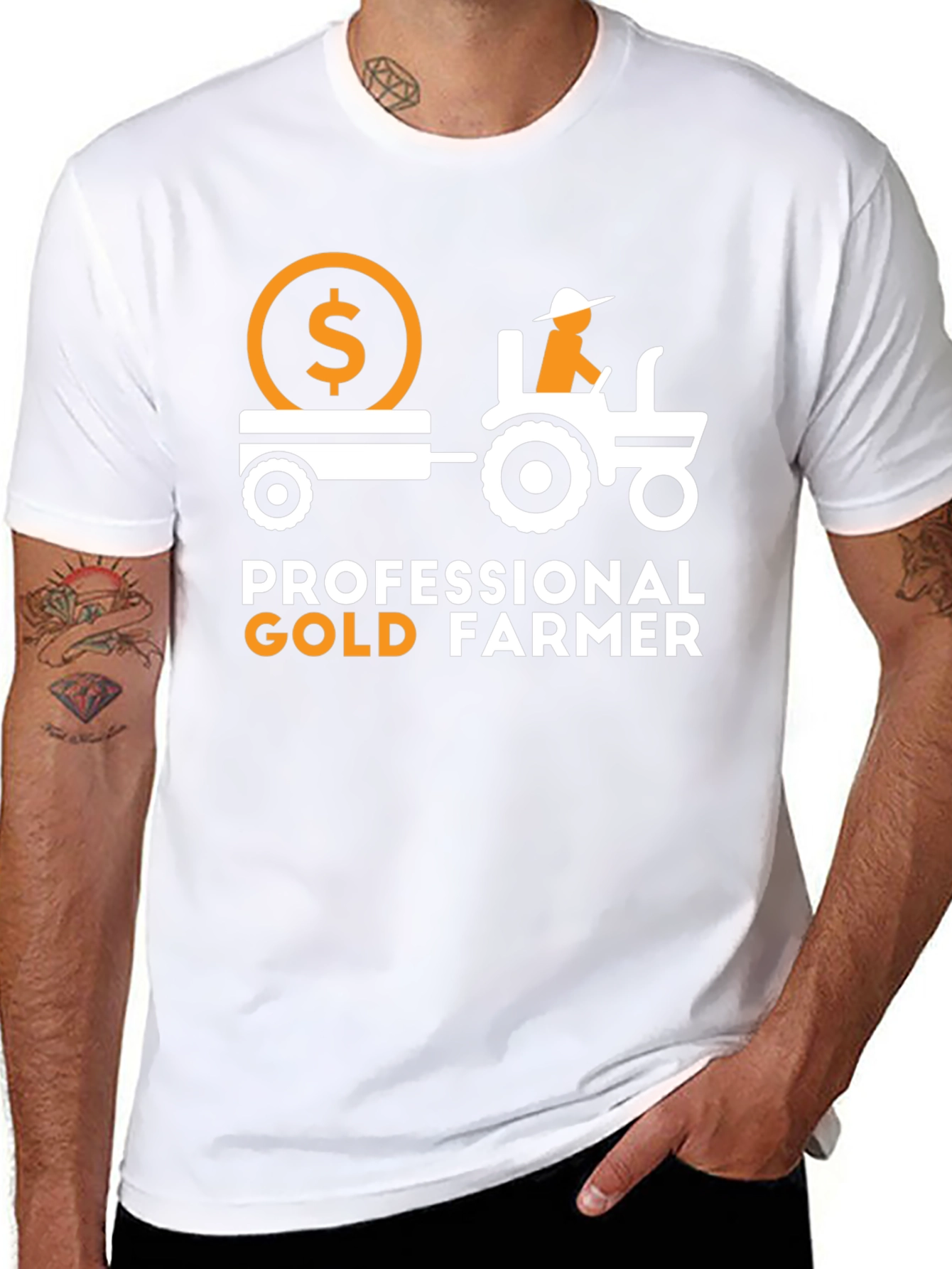 Professional Gold Farmer Graphic T-Shirt