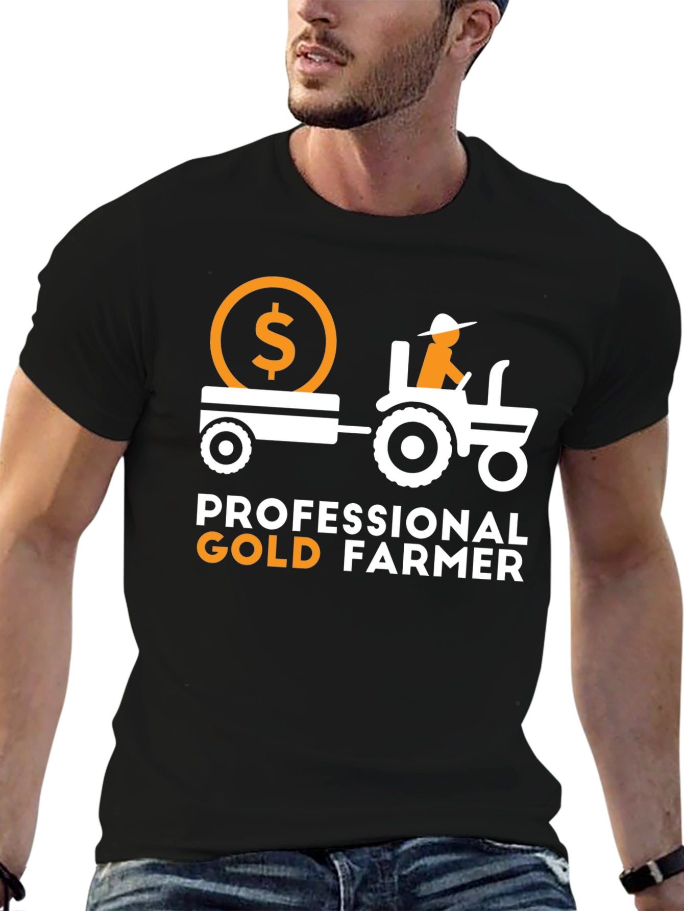 Professional Gold Farmer Graphic T-Shirt