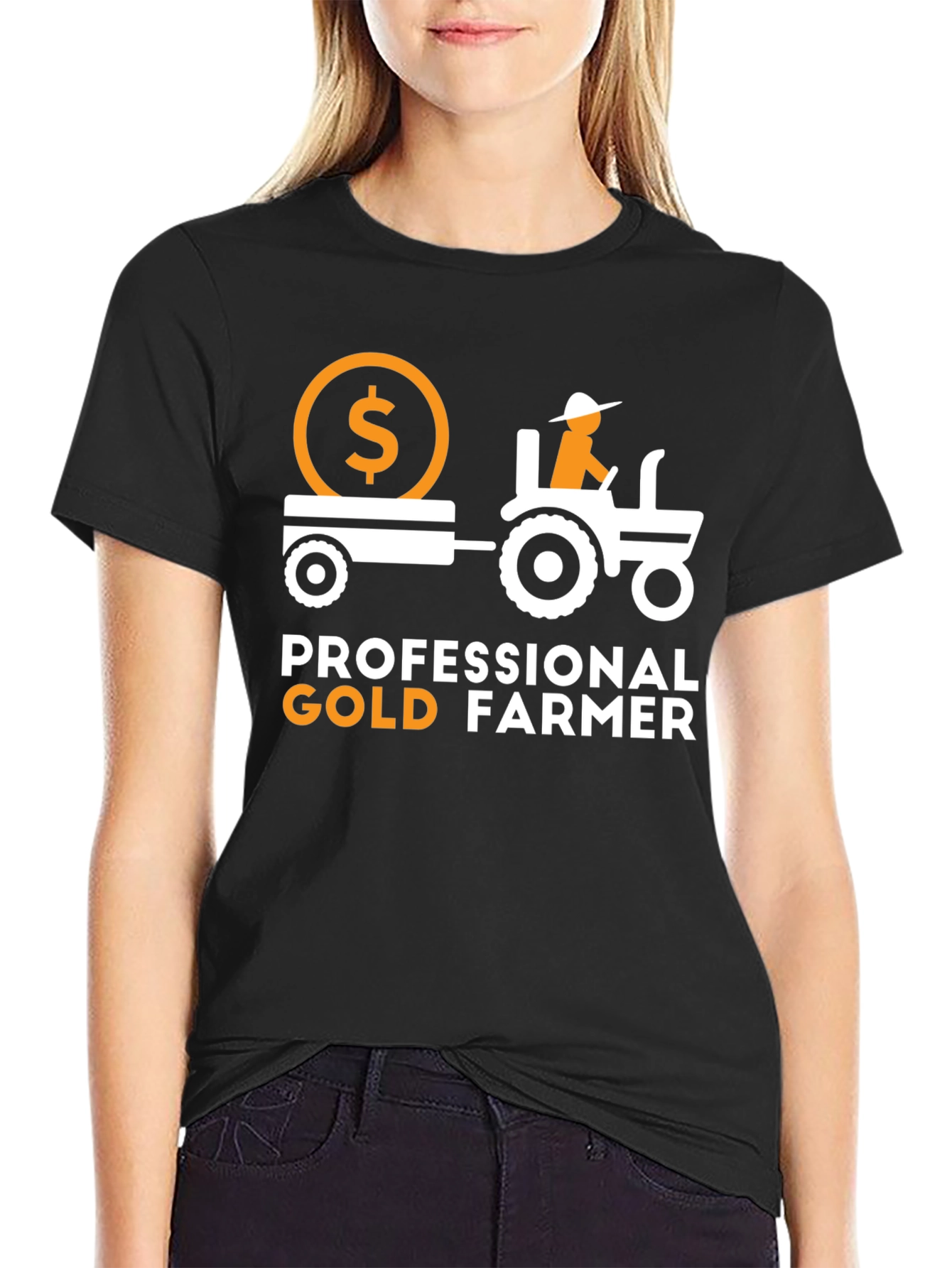 Professional Gold Farmer Graphic T-Shirt