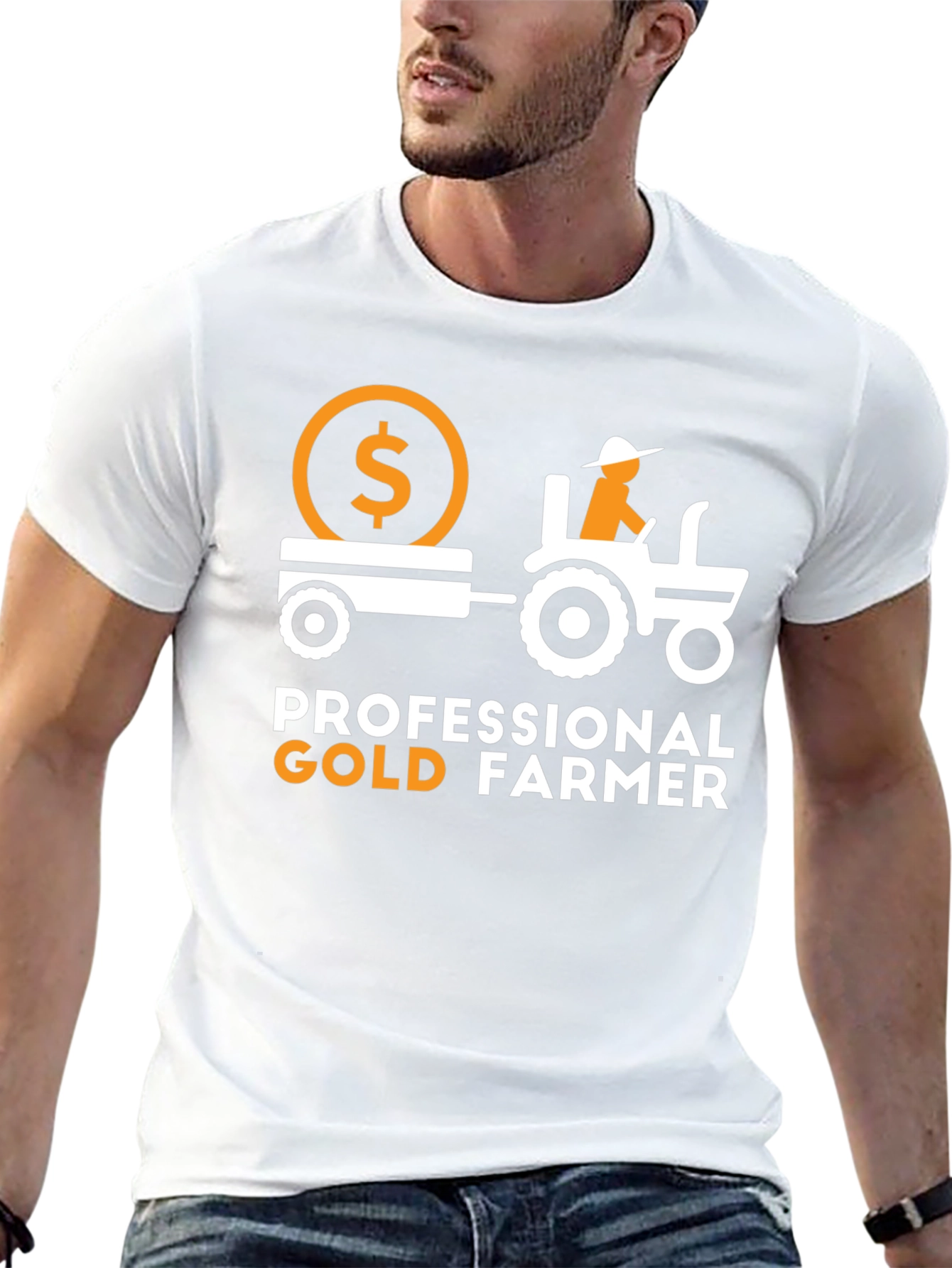 Professional Gold Farmer Graphic T-Shirt