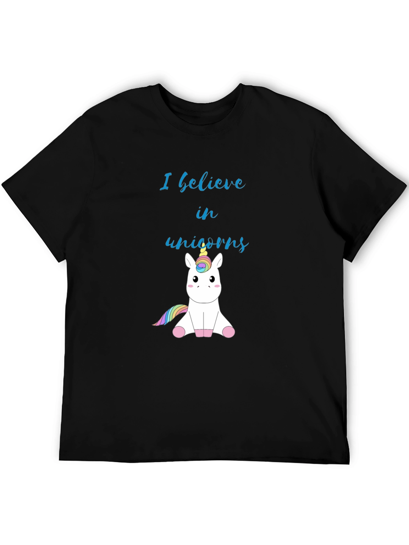 Unicorn Believer Black T-Shirt