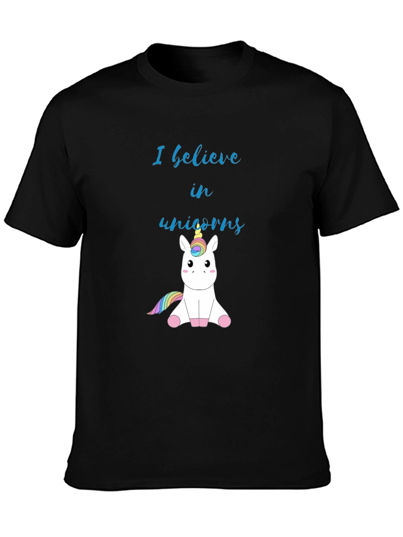 Unicorn Believer Black T-Shirt