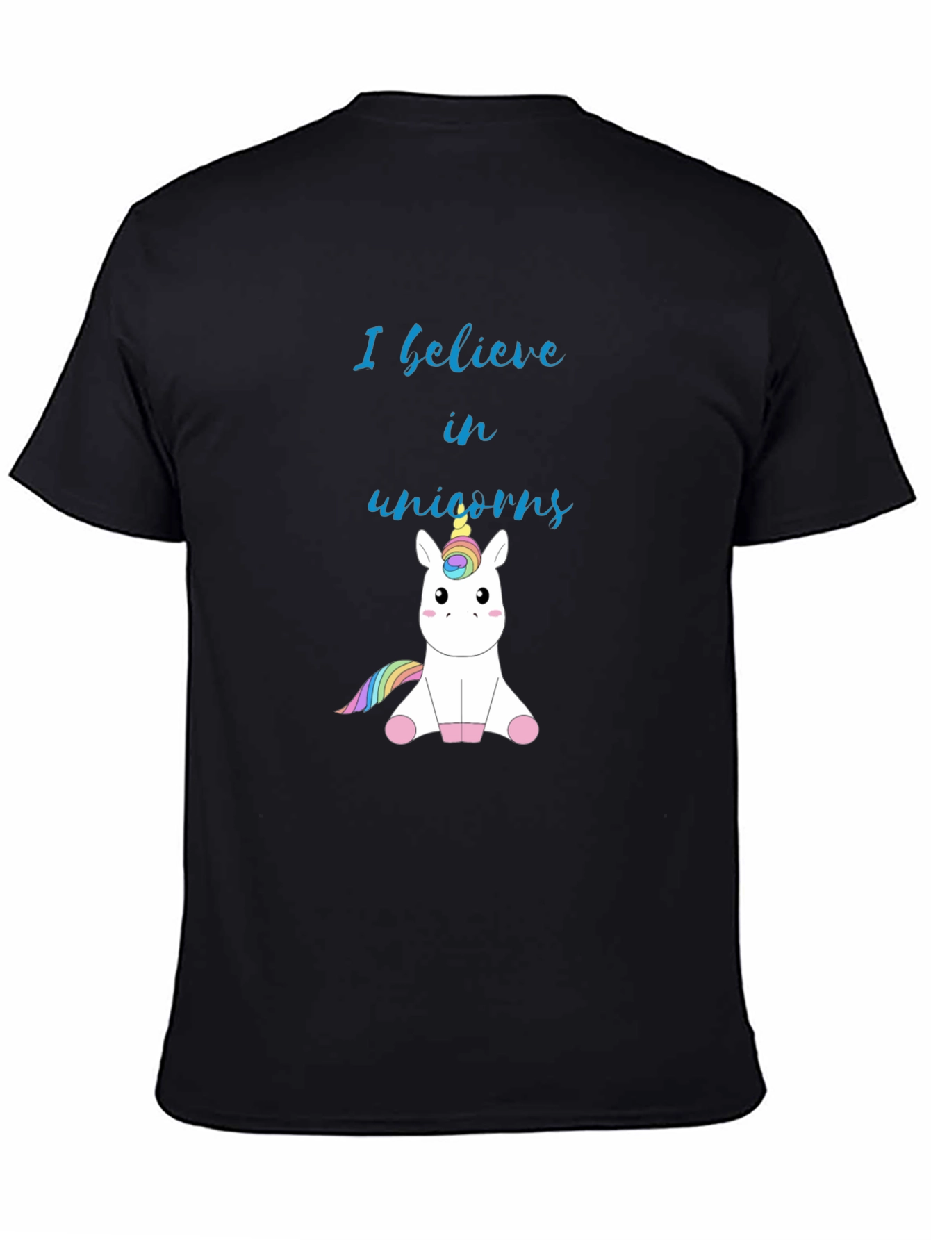 Unicorn Believer Black T-Shirt