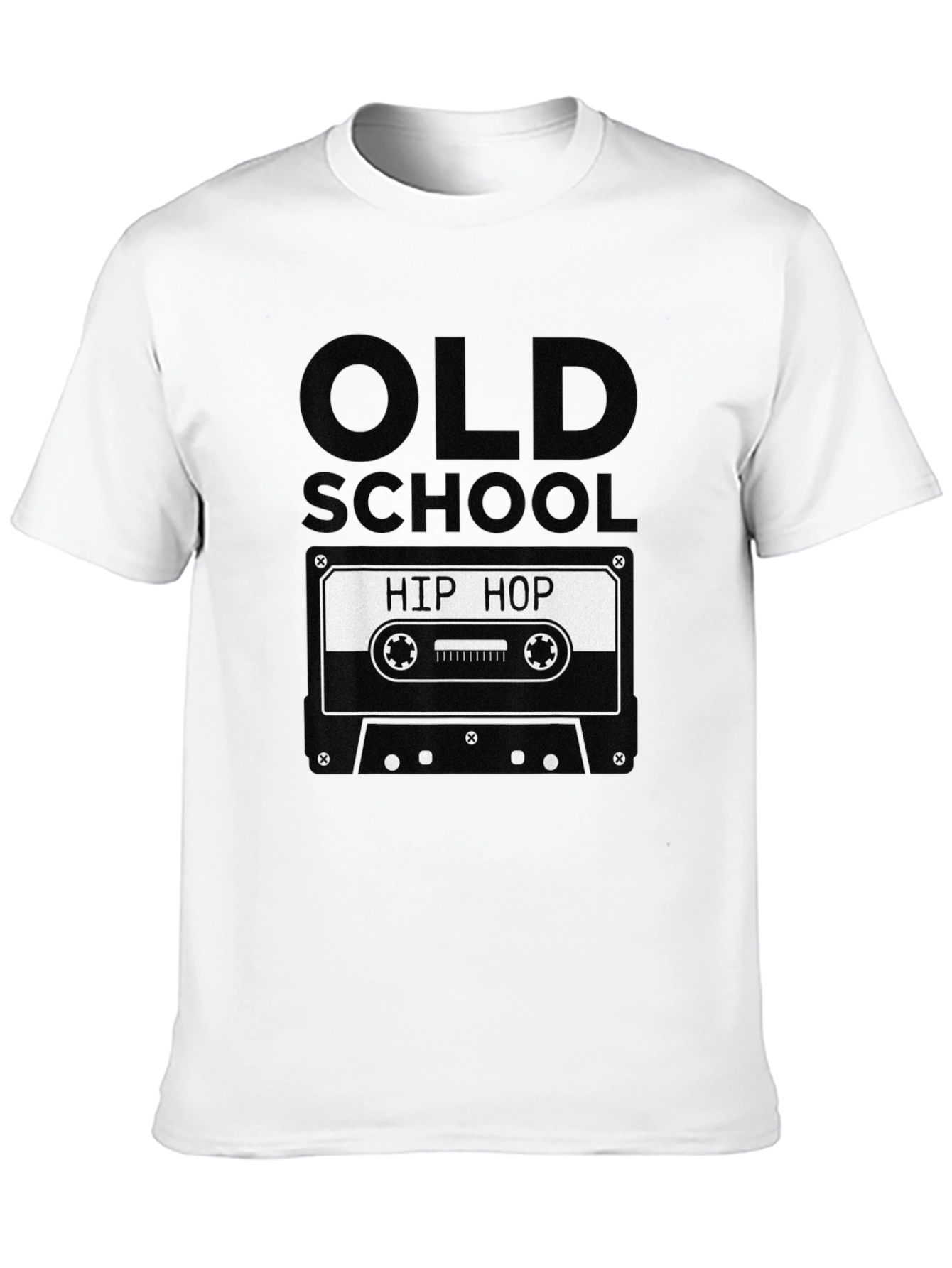 Old School Hip Hop Cassette Tape Graphic T-Shirt