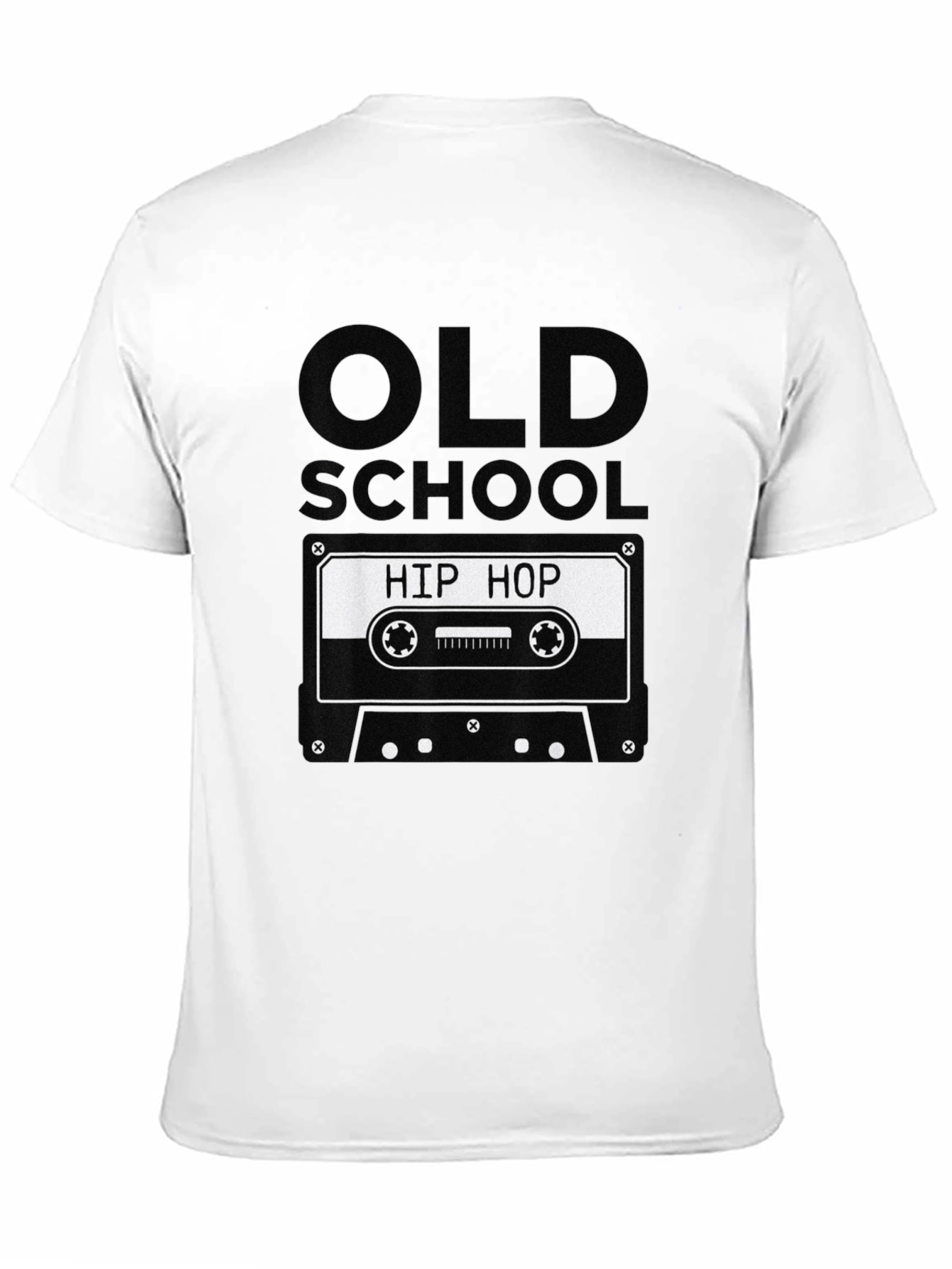 Old School Hip Hop Cassette Tape Graphic T-Shirt