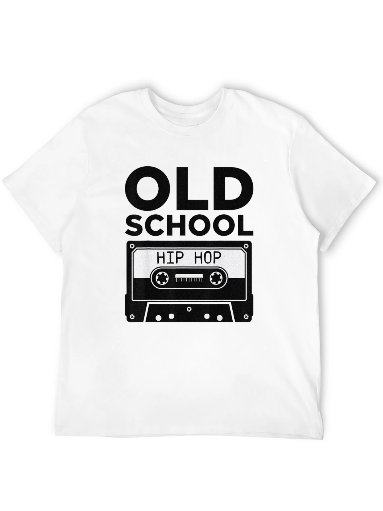 Old School Hip Hop Cassette Tape Graphic T-Shirt