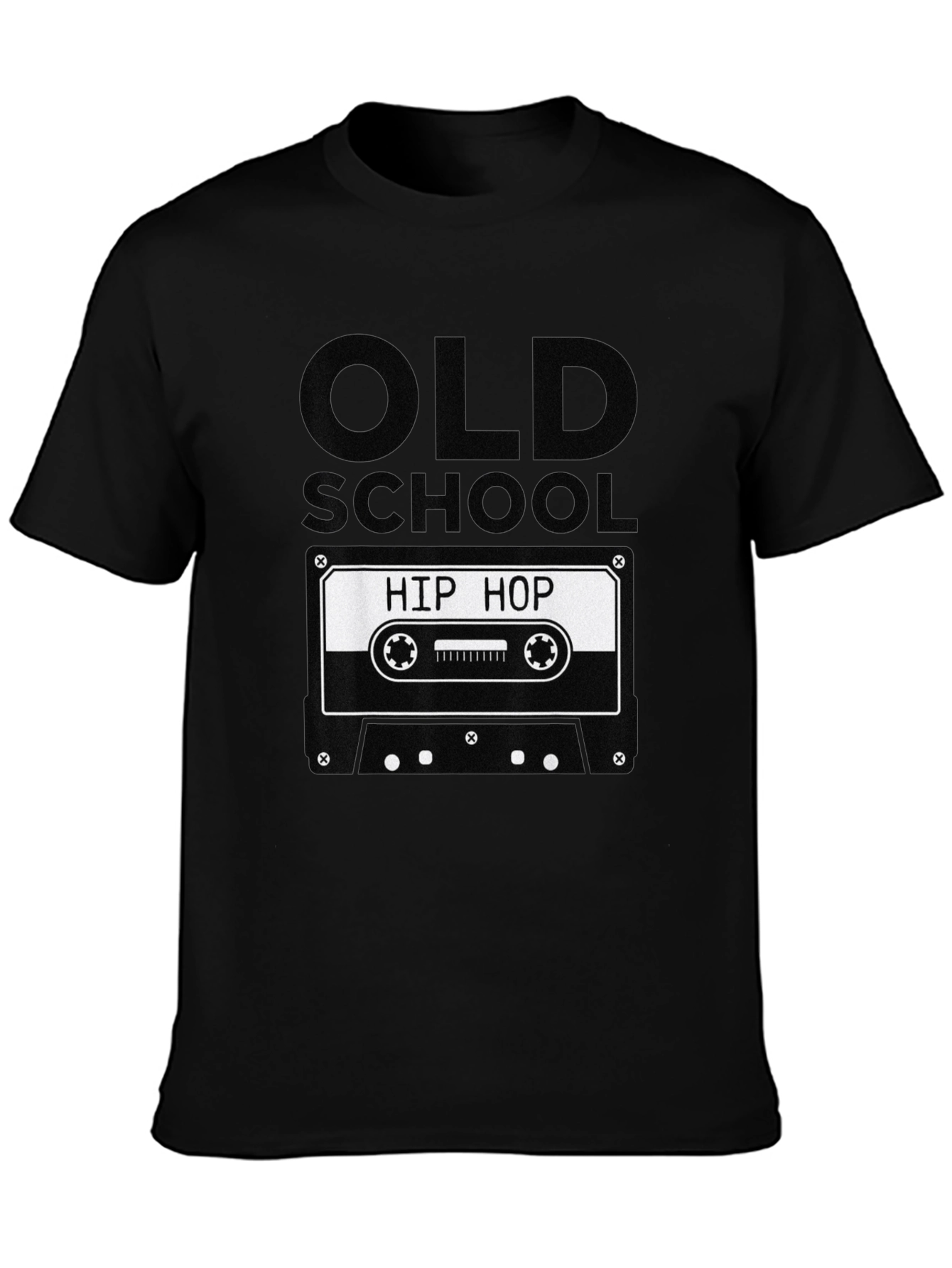 Old School Hip Hop Cassette Tape Graphic T-Shirt