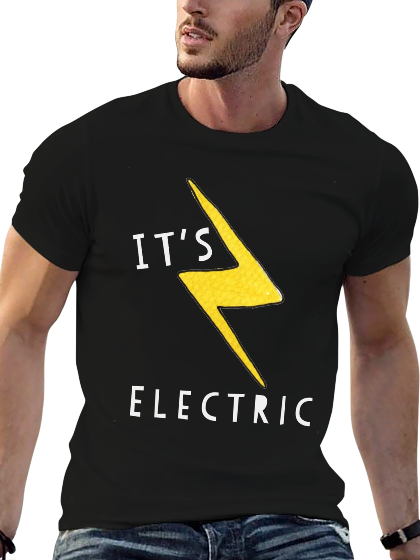 Its Electric Lightning Bolt Graphic Tee