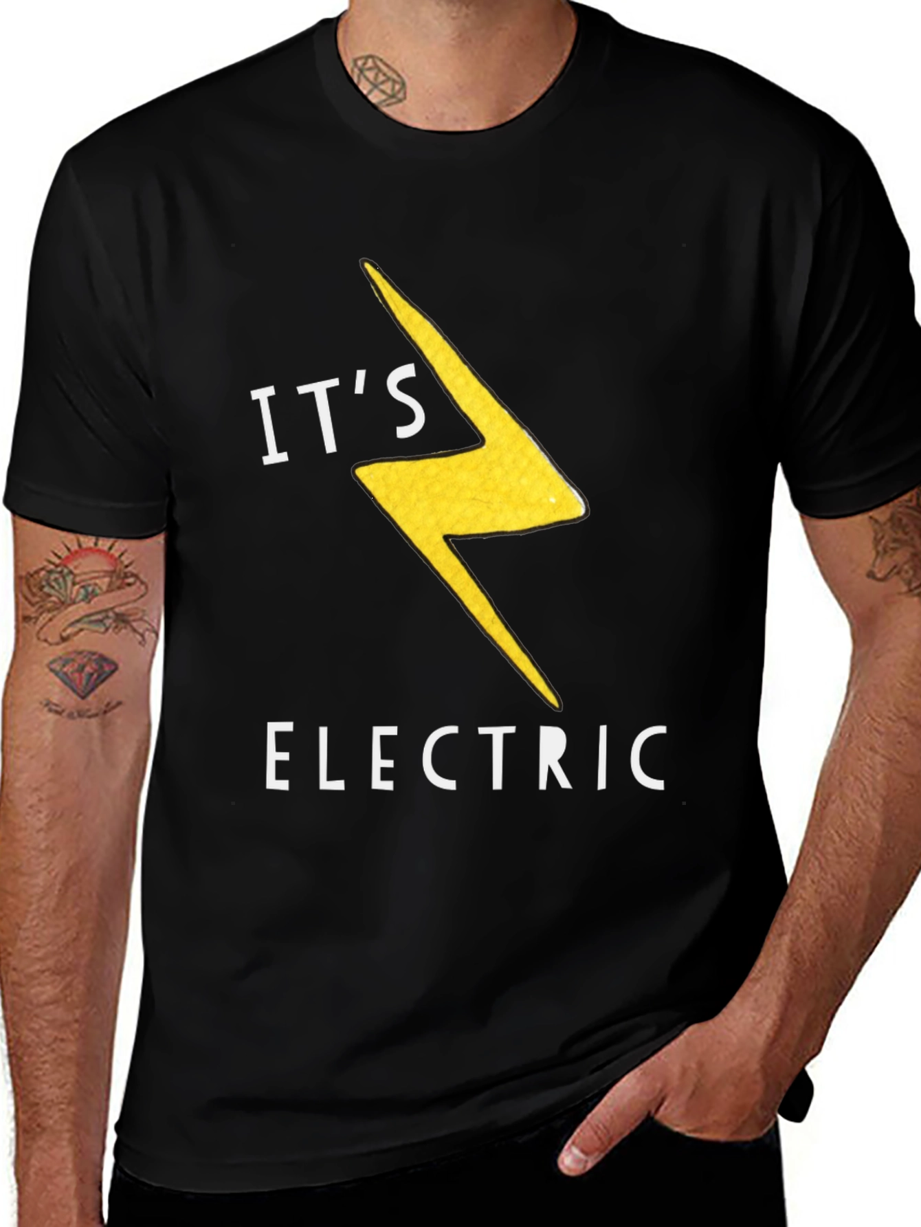 Its Electric Lightning Bolt Graphic Tee