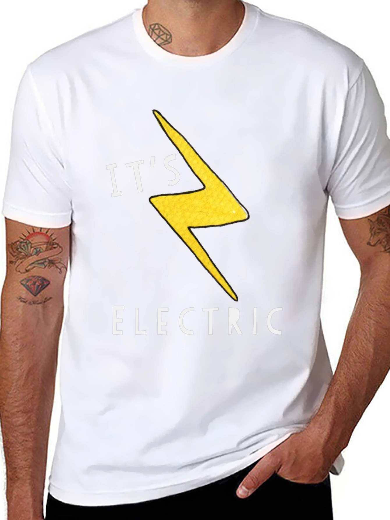 Its Electric Lightning Bolt Graphic Tee