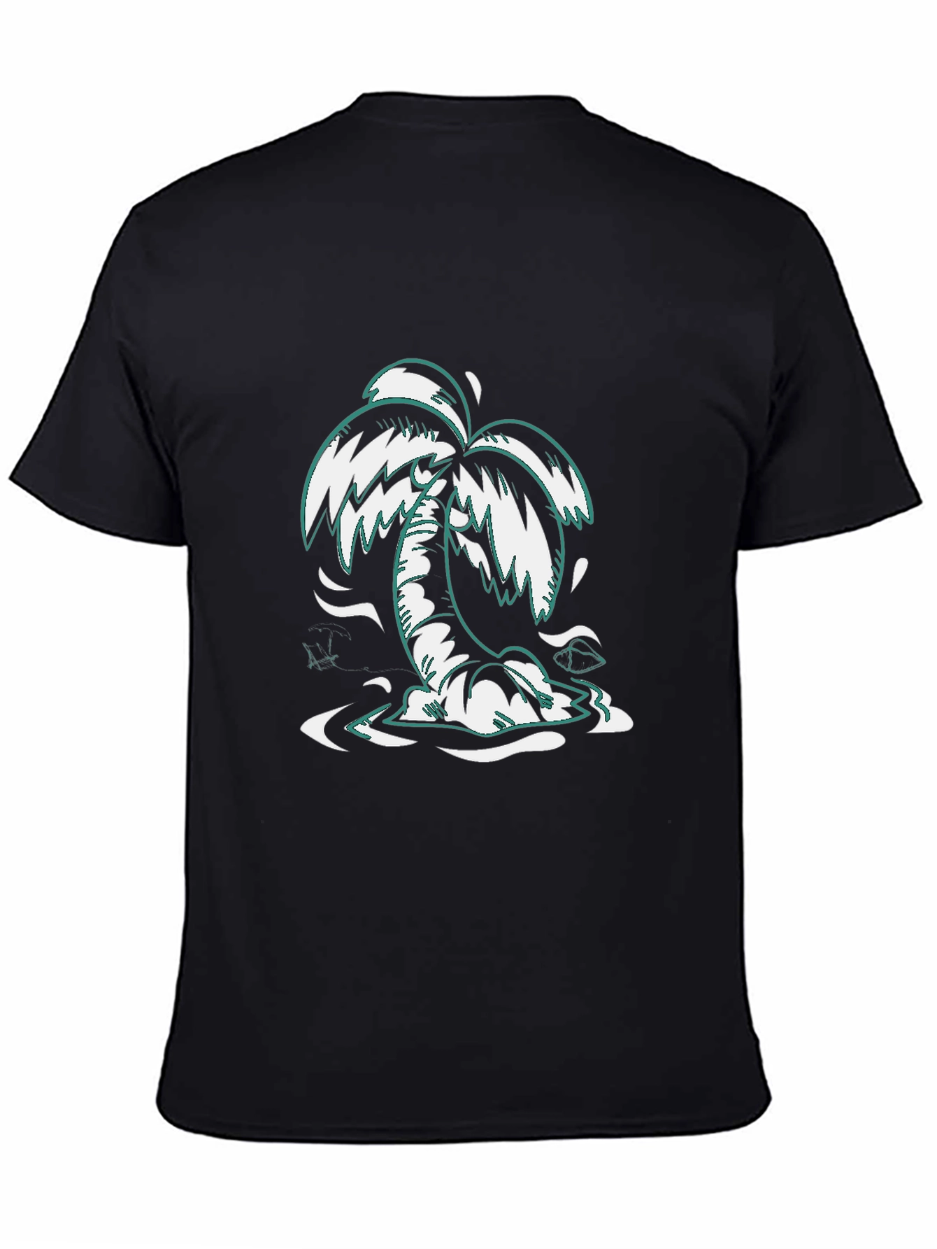 Black Palm Tree Graphic Tee