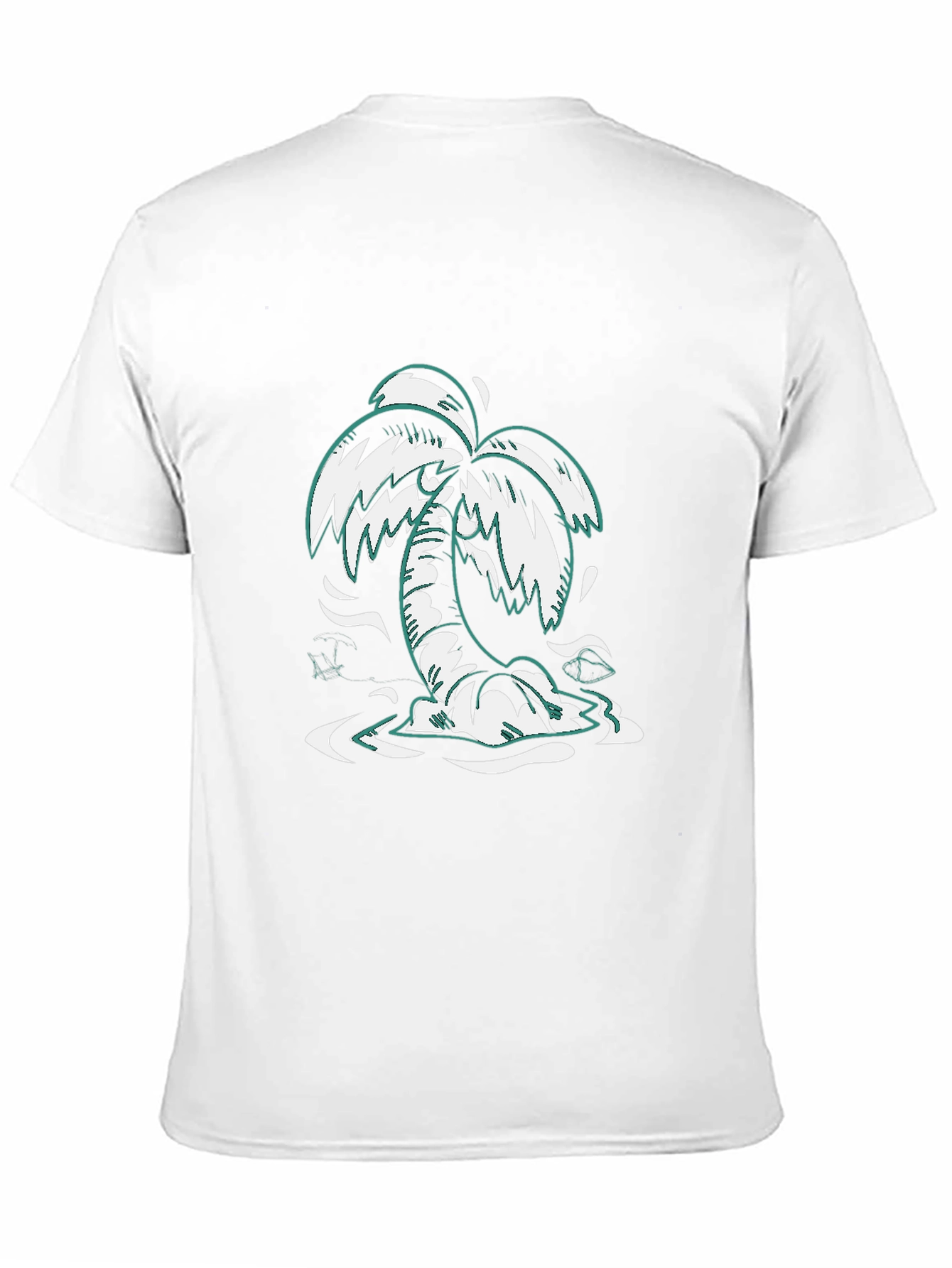 Black Palm Tree Graphic Tee