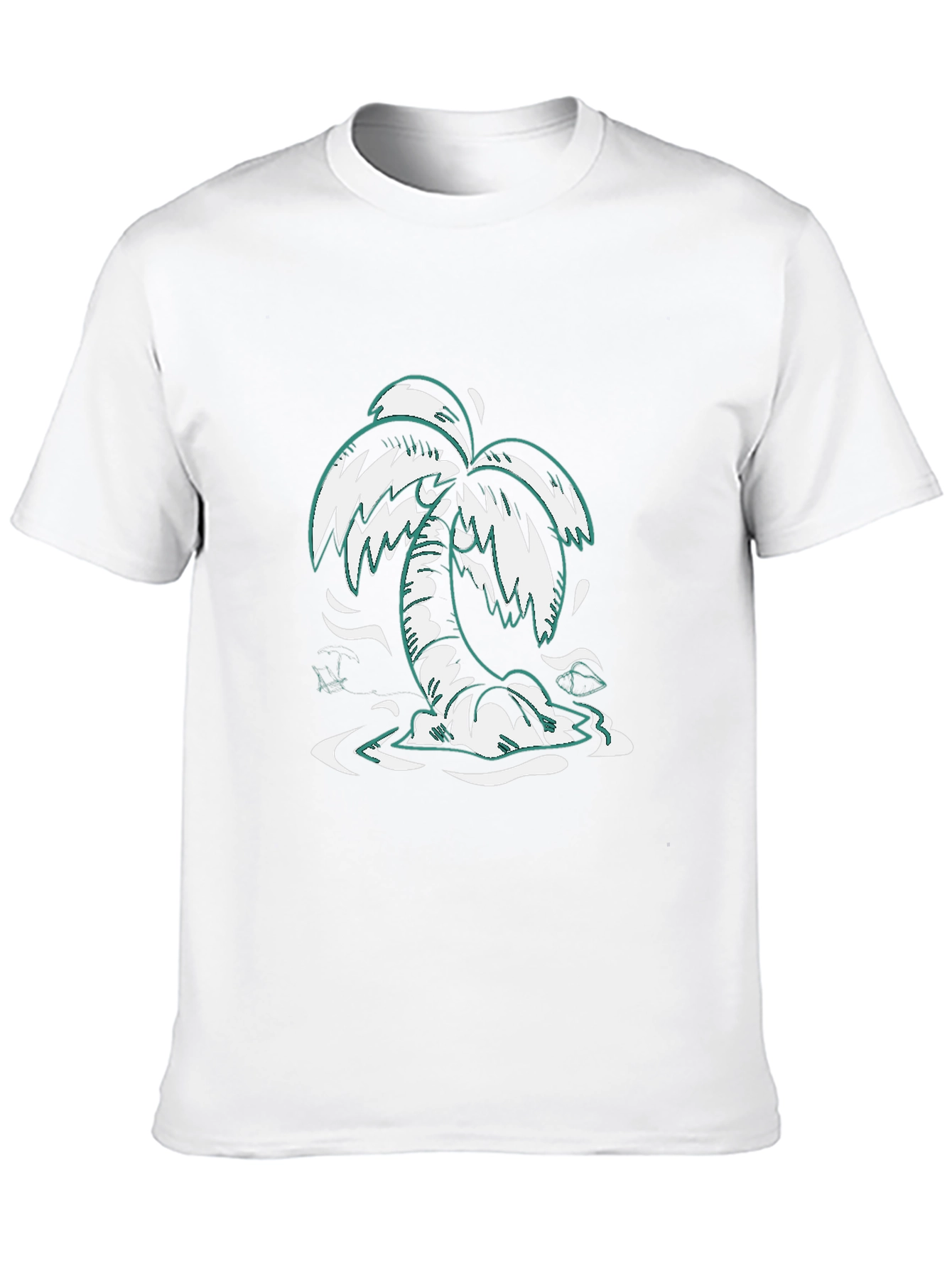 Black Palm Tree Graphic Tee