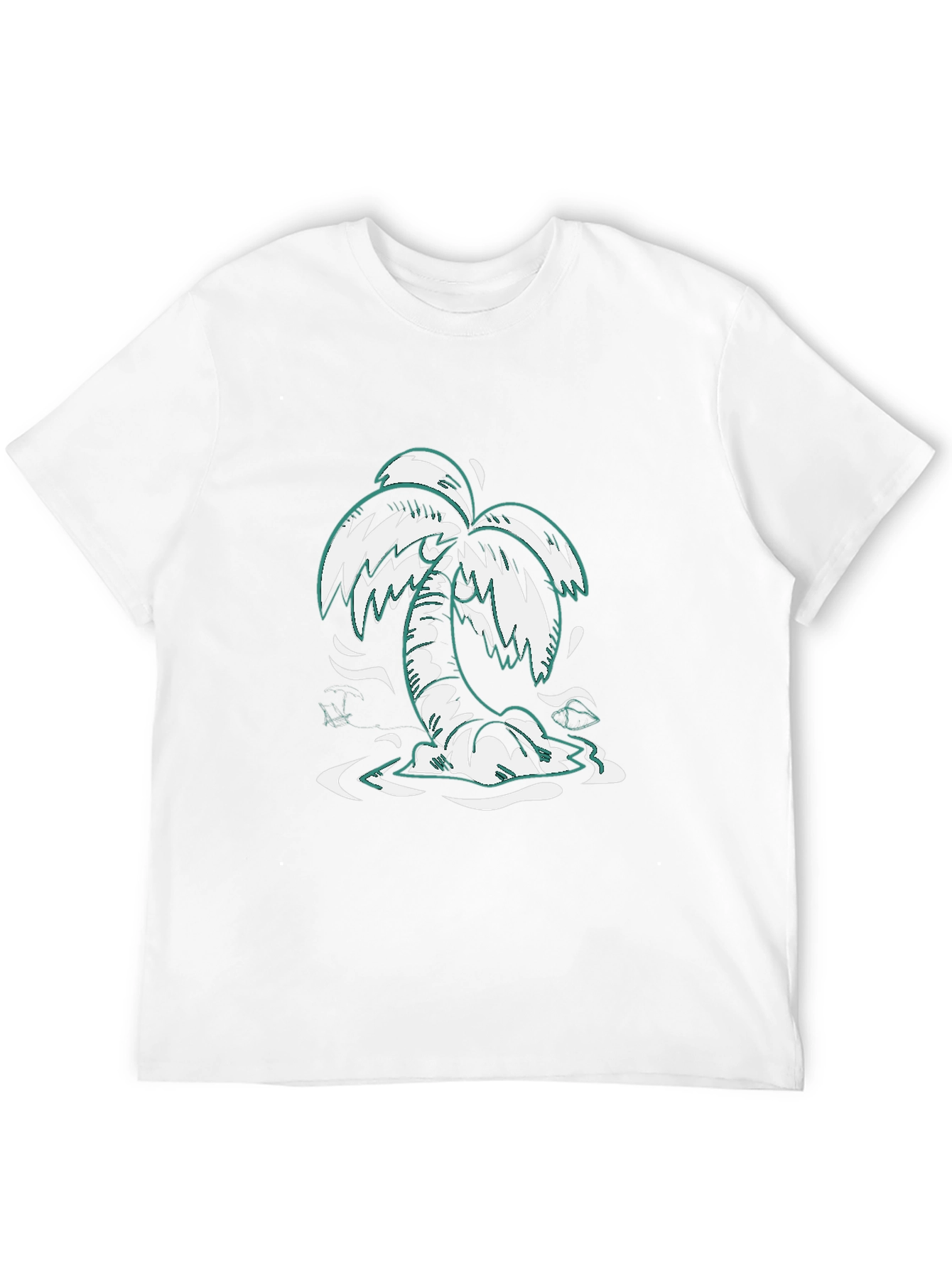 Black Palm Tree Graphic Tee