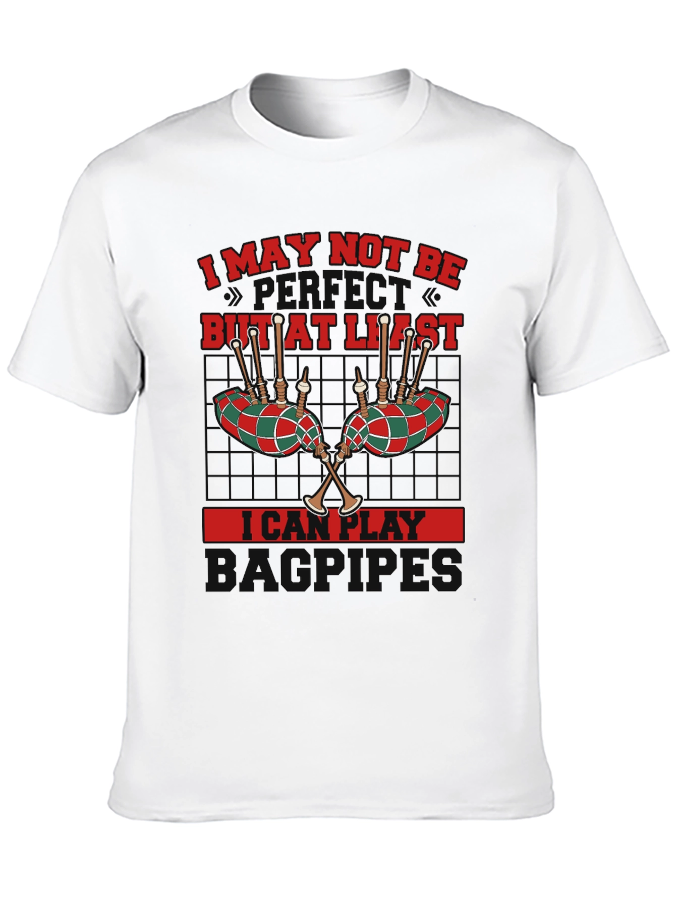 Funny Bagpipes Player T-Shirt